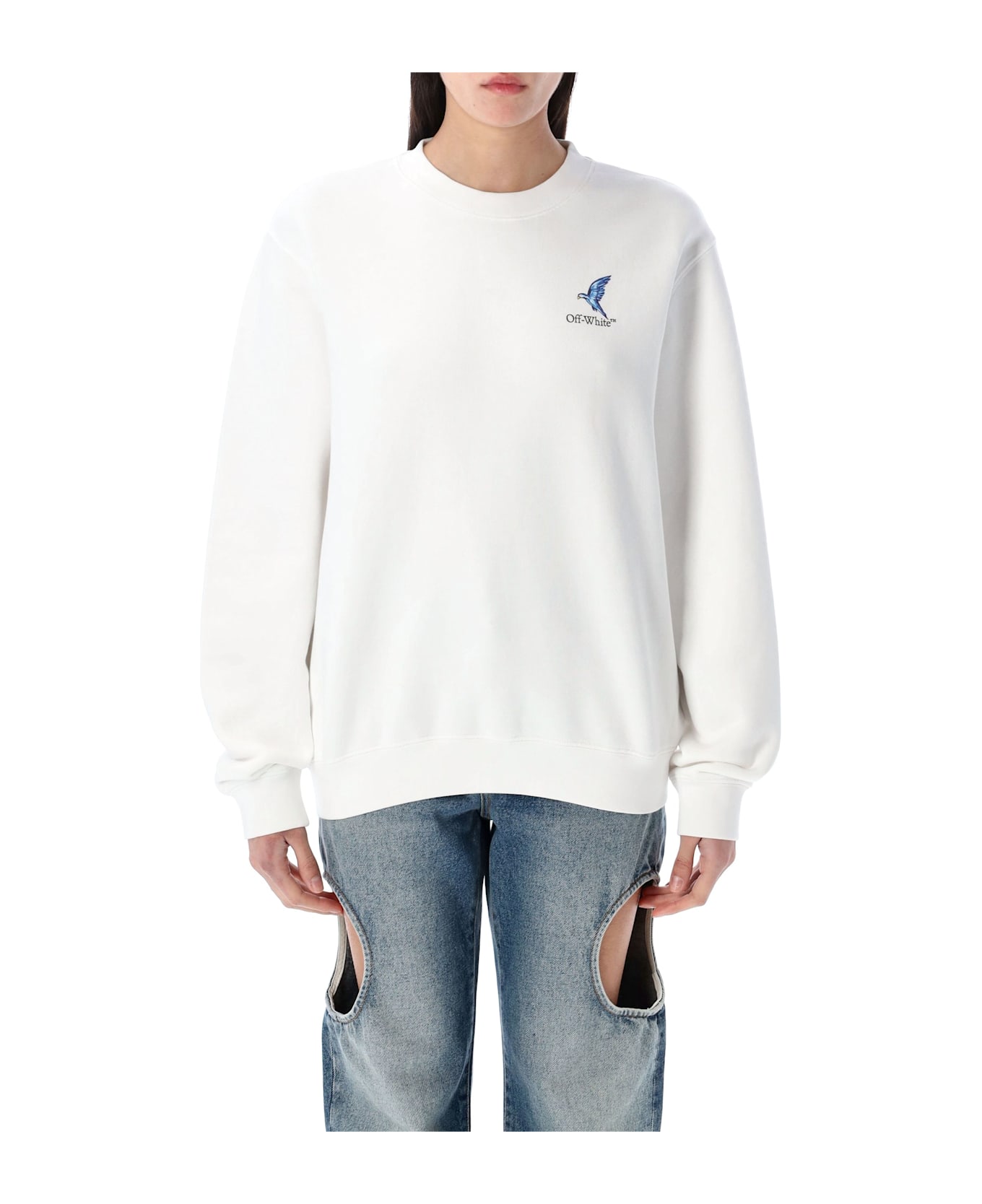 Off-White Fresco Arrow Sweatshirt - WHITE
