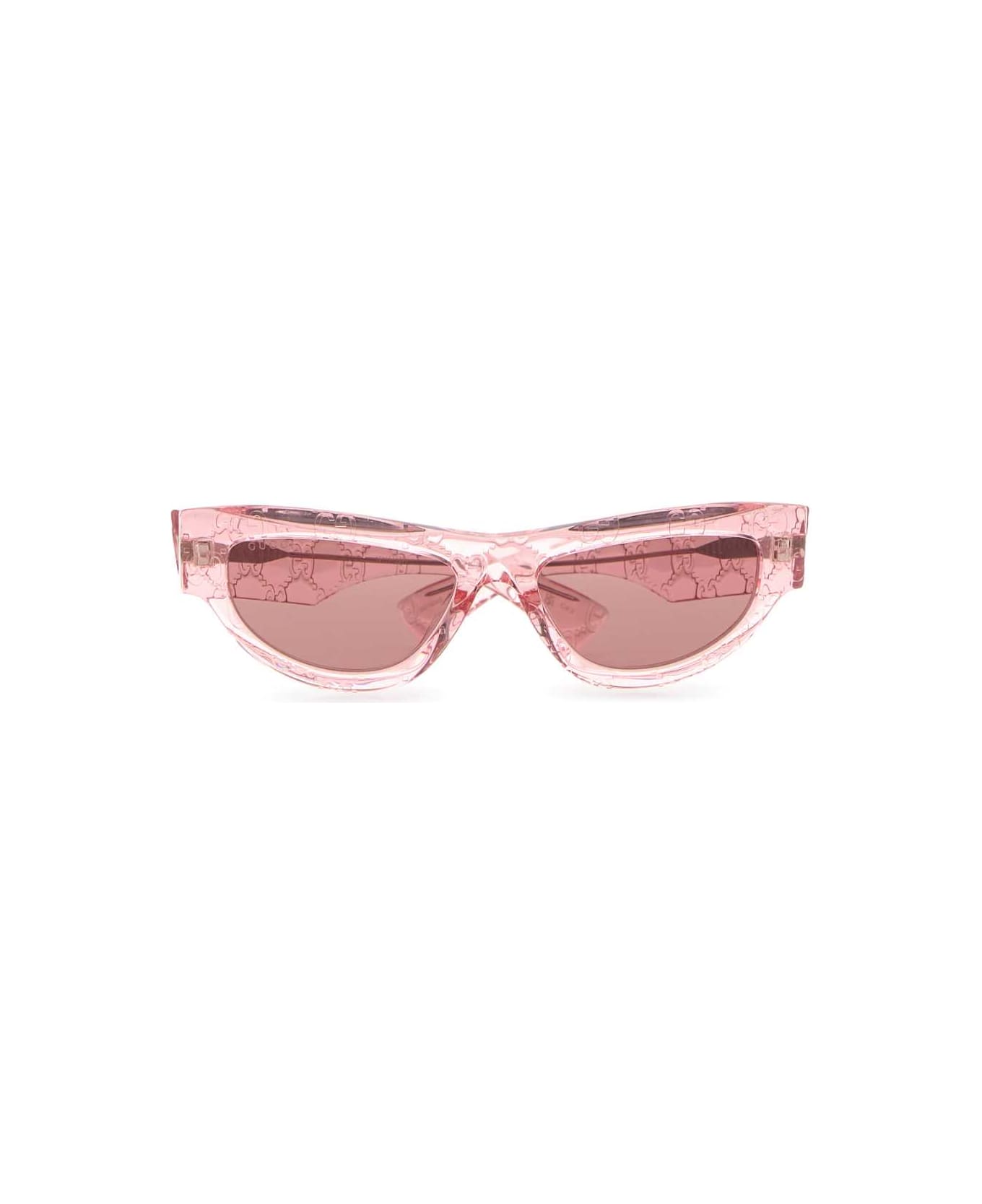 Gucci Pink Acetate Sunglasses - GREY