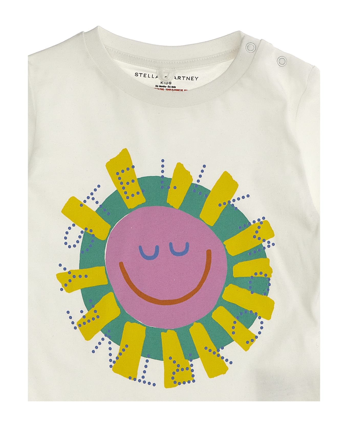 Stella McCartney Printed T-shirt - Bianco Tシャツ＆ポロシャツ