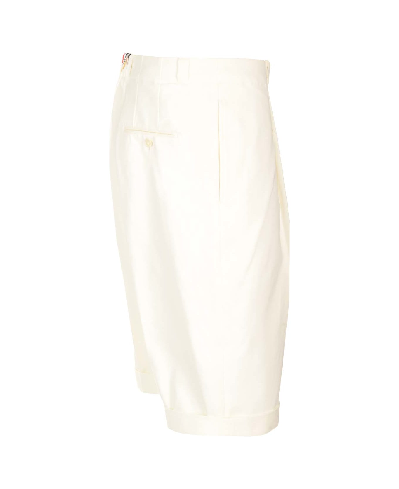 Thom Browne Deconstructed Bermuda Shorts - White ショートパンツ