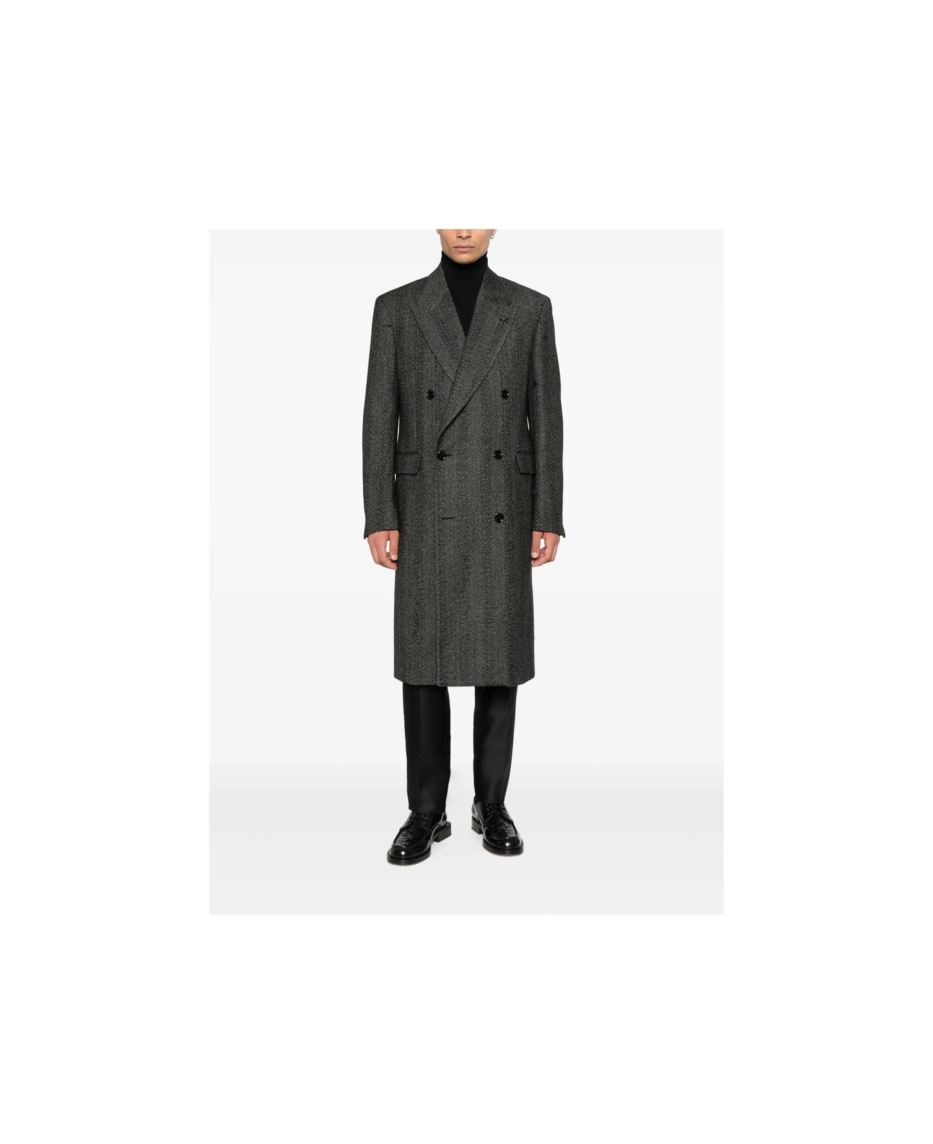Lardini Coat - BLACK