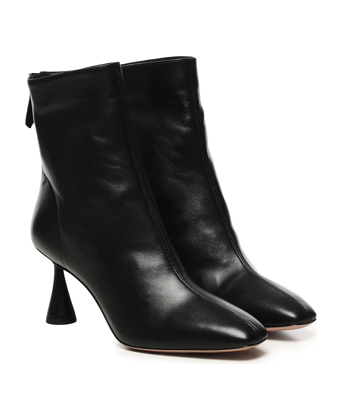 Aquazzura Amore 75 Ankle Boots - Black