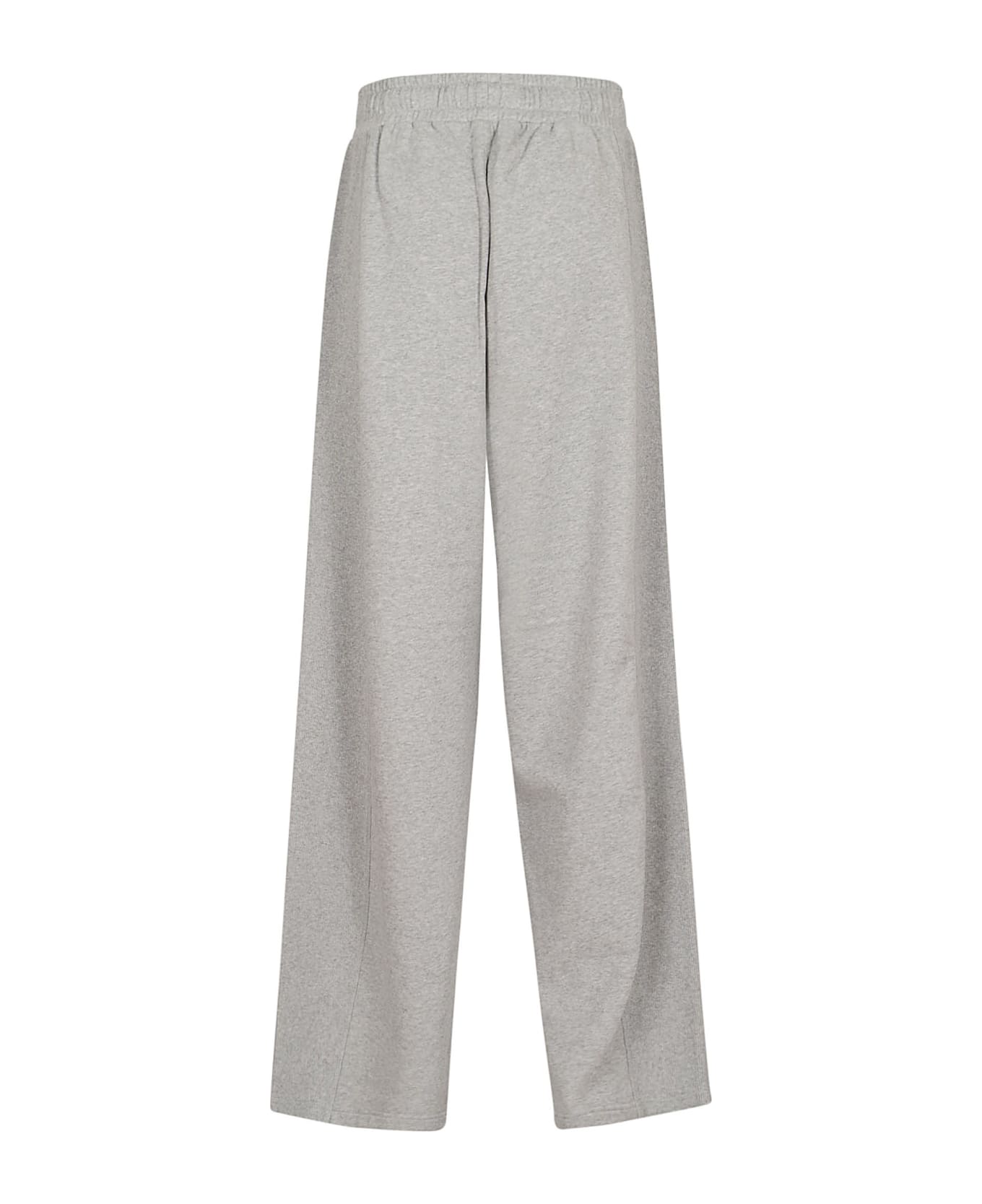 Stella McCartney Logo Patch Trousers - Light Grey Melange ボトムス