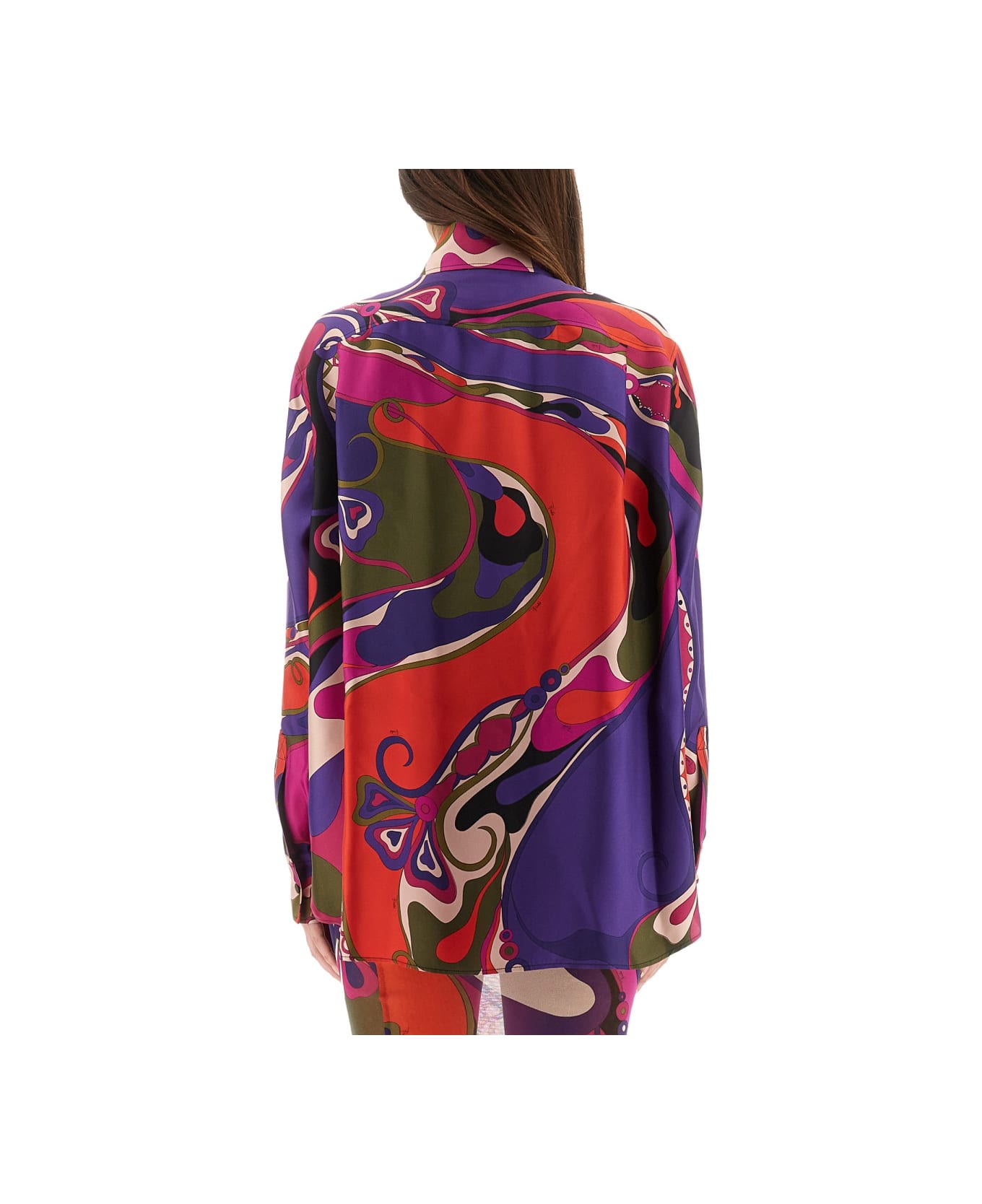 Pucci Orchid Print Shirt - MULTICOLOUR