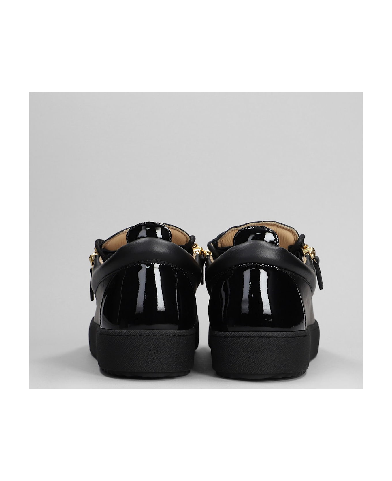 Giuseppe Zanotti A1 Sneakers In Black Leather - black