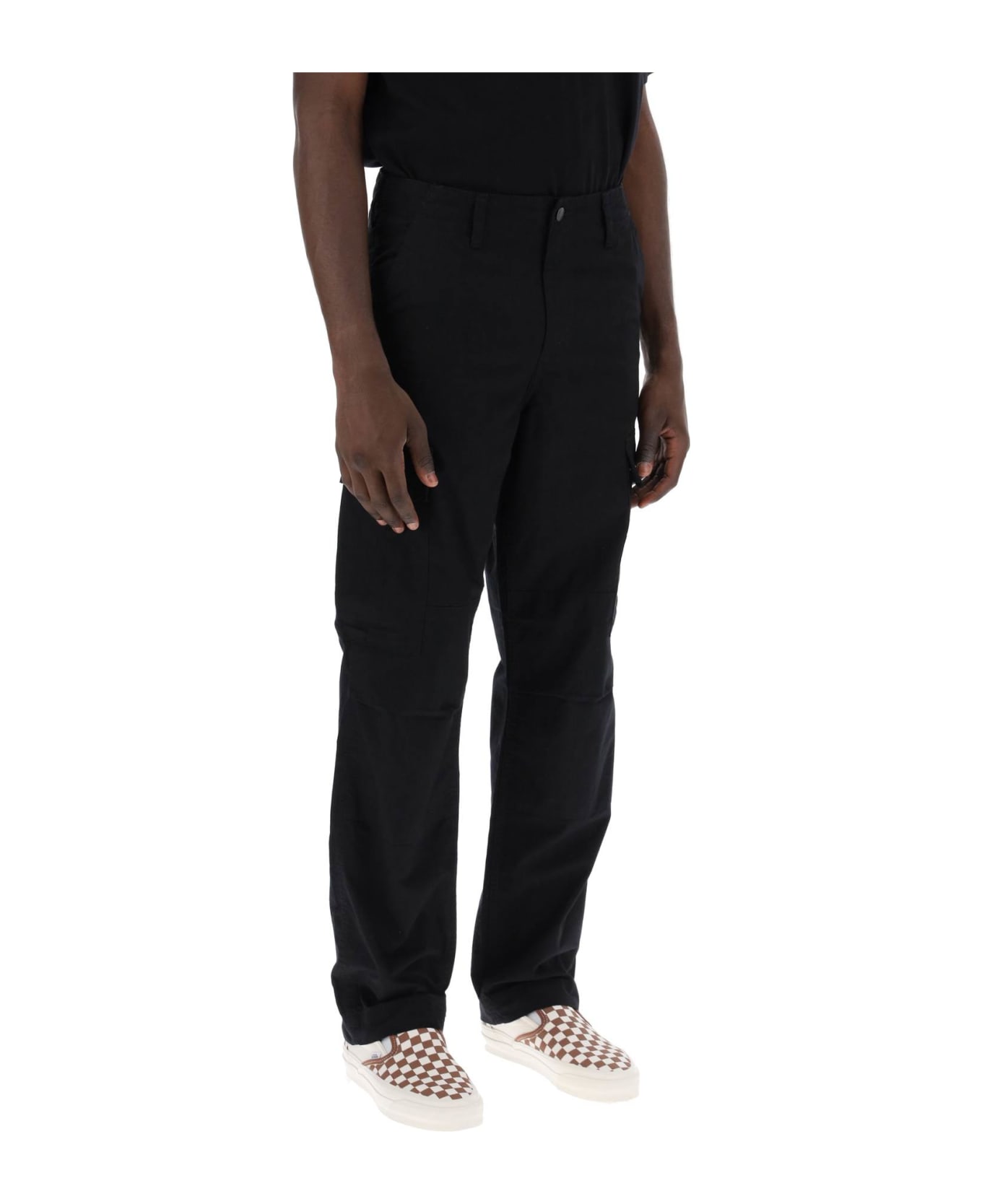 Carhartt Ripstop Cotton Cargo Pants - BLACK