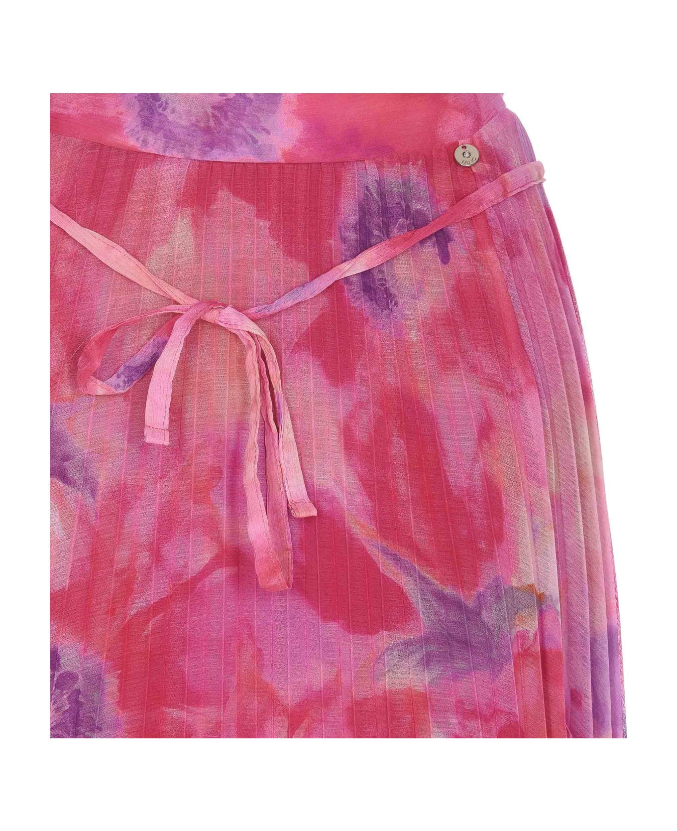 Liu-Jo Pleated Skirt - Pink スカート
