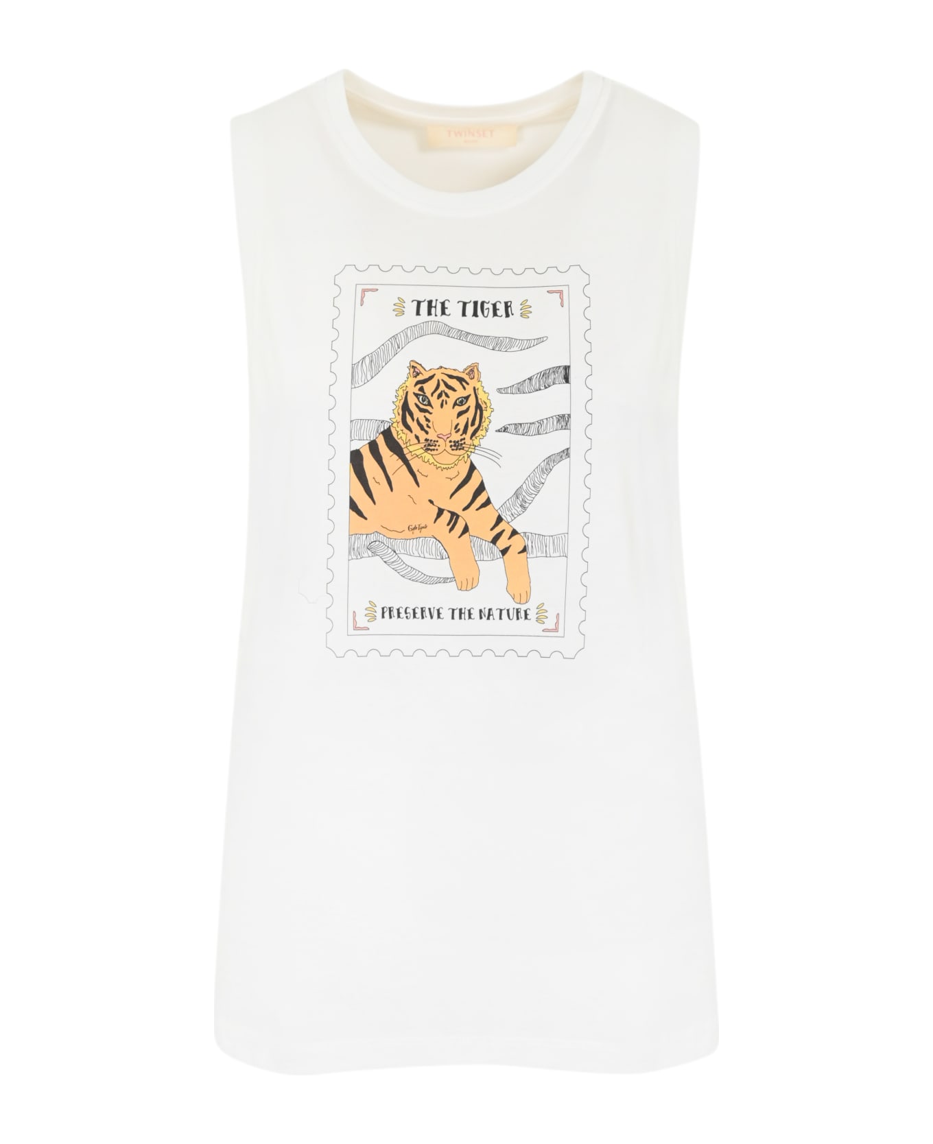 TwinSet Tiger Lily Top X Twinset タンクトップ