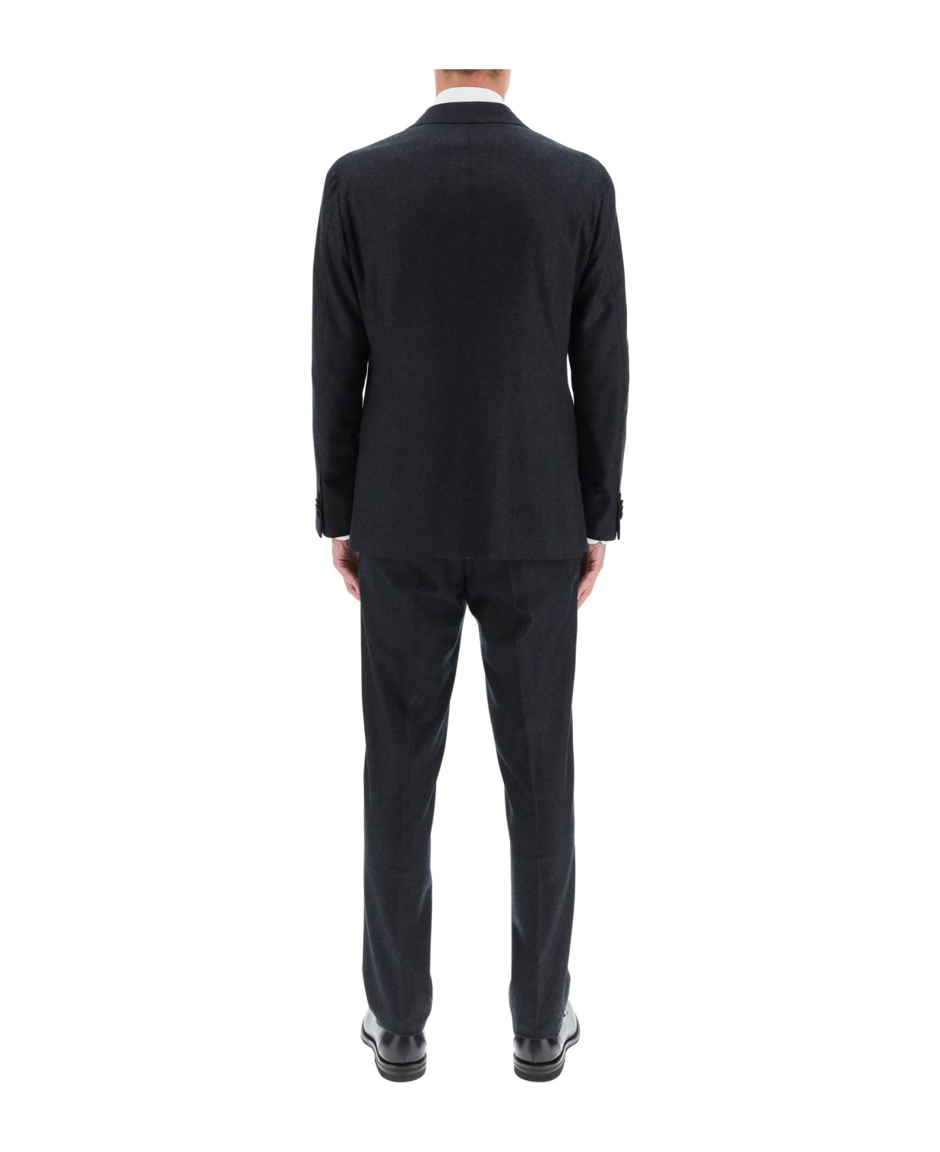 Caruso 'aida' Wool Suit - DARK GREY (Grey)
