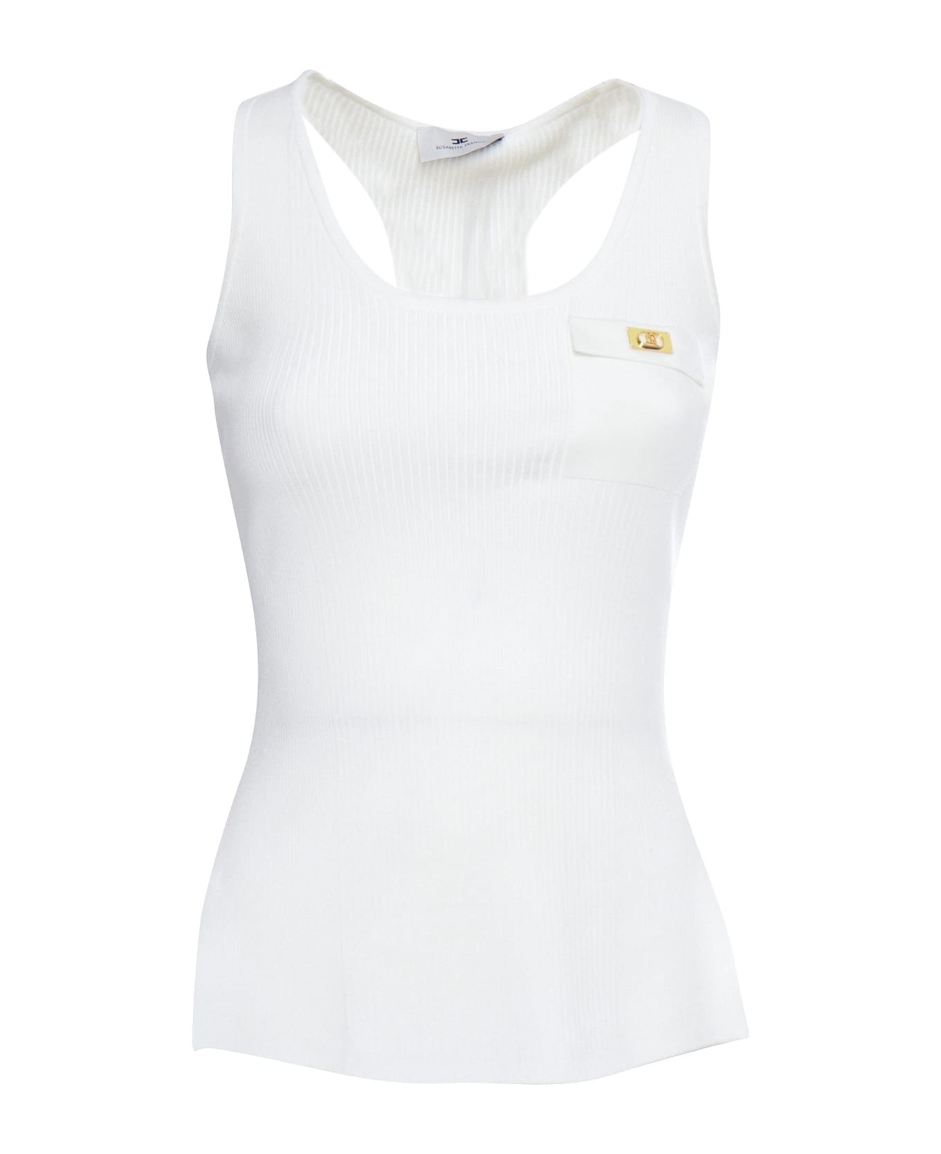 Elisabetta Franchi Tricot Top - Ivory