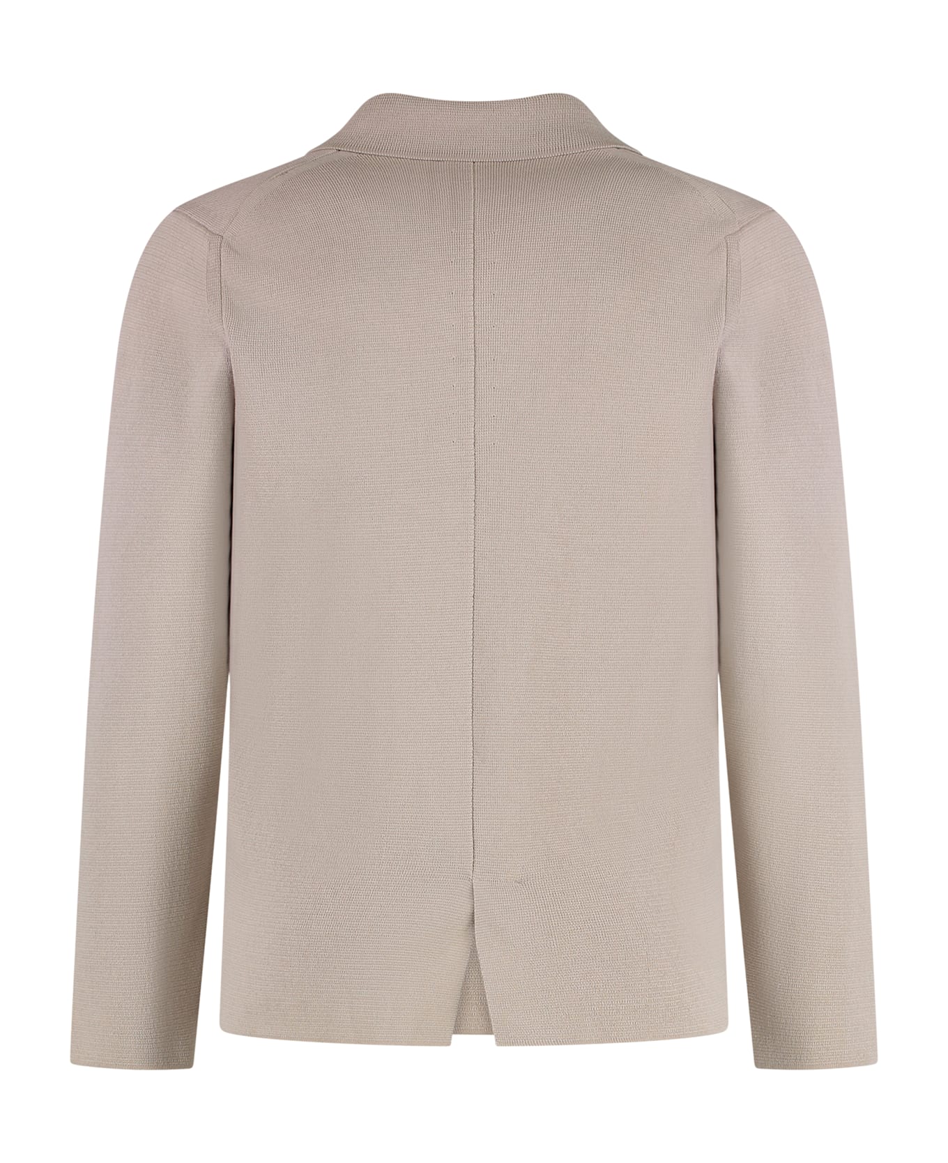 Drumohr Knitted Cotton Blazer - Beige