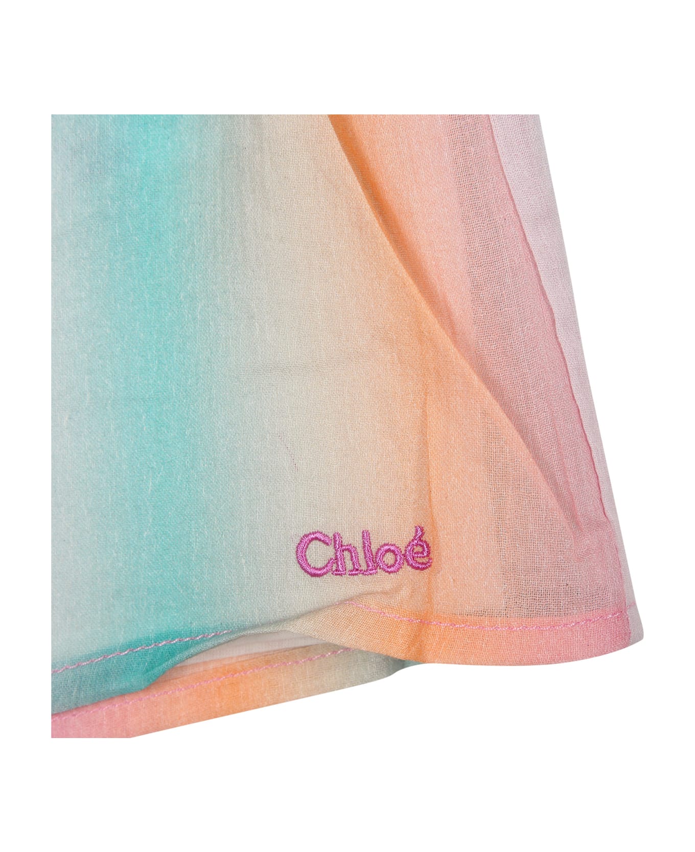 Chloé Multicolor Top For Baby Girl - Multicolor トップス