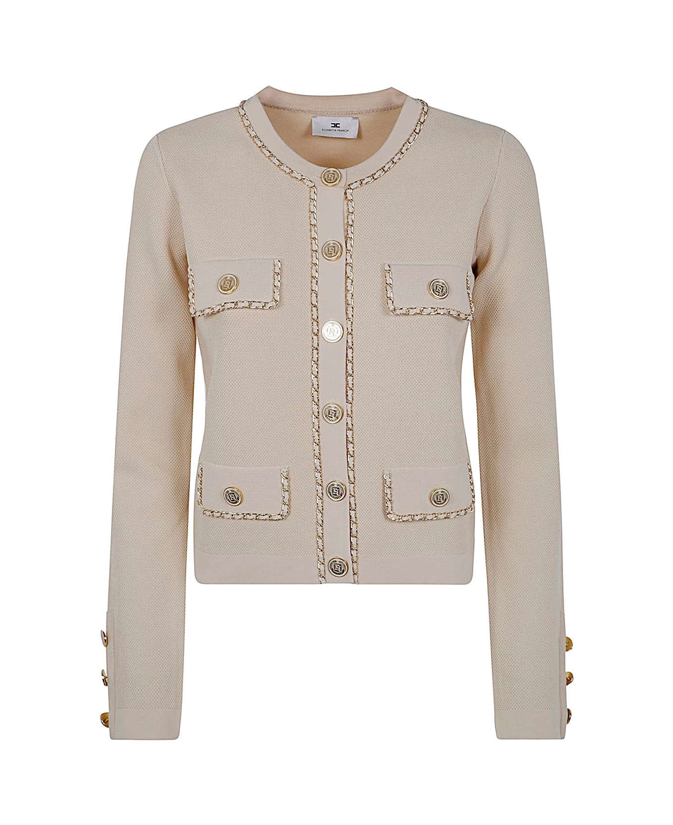 Elisabetta Franchi Cardigan - Cream