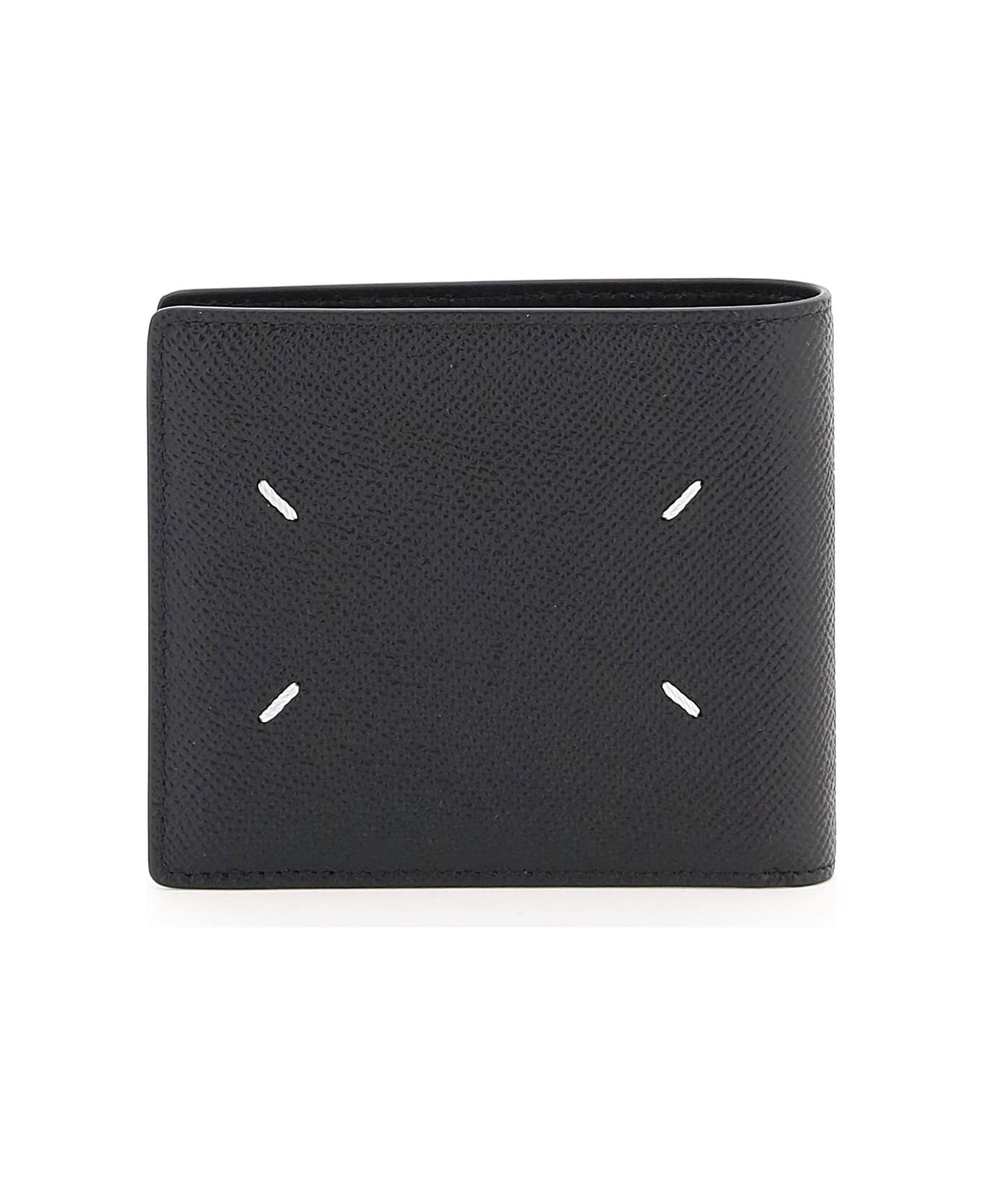 Maison Margiela Bi-fold Four Stitches Wallet - Black 財布