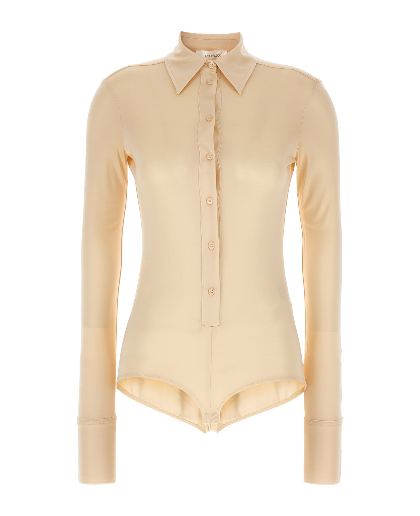 SportMax 'pera' Bodysuit - Beige