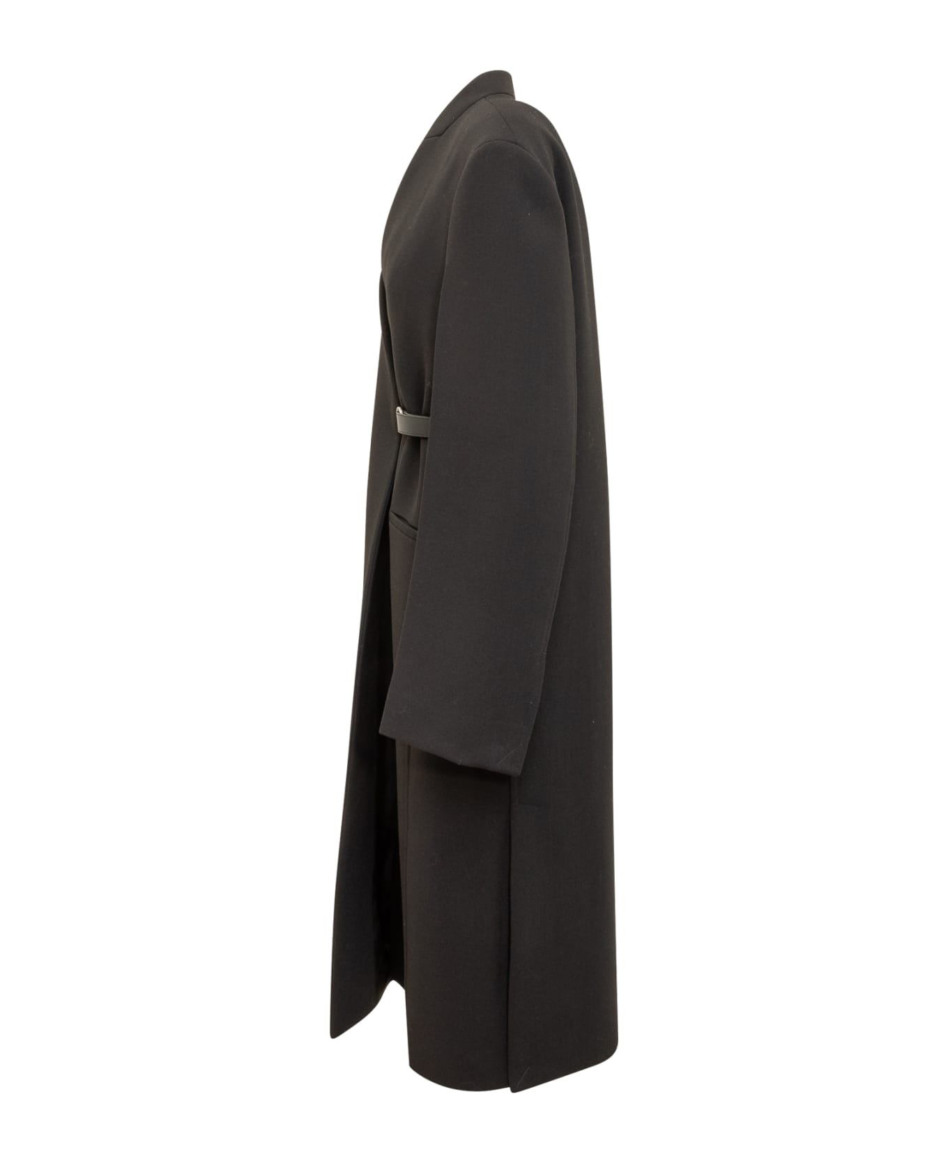 Jil Sander Long Coat - BLACK
