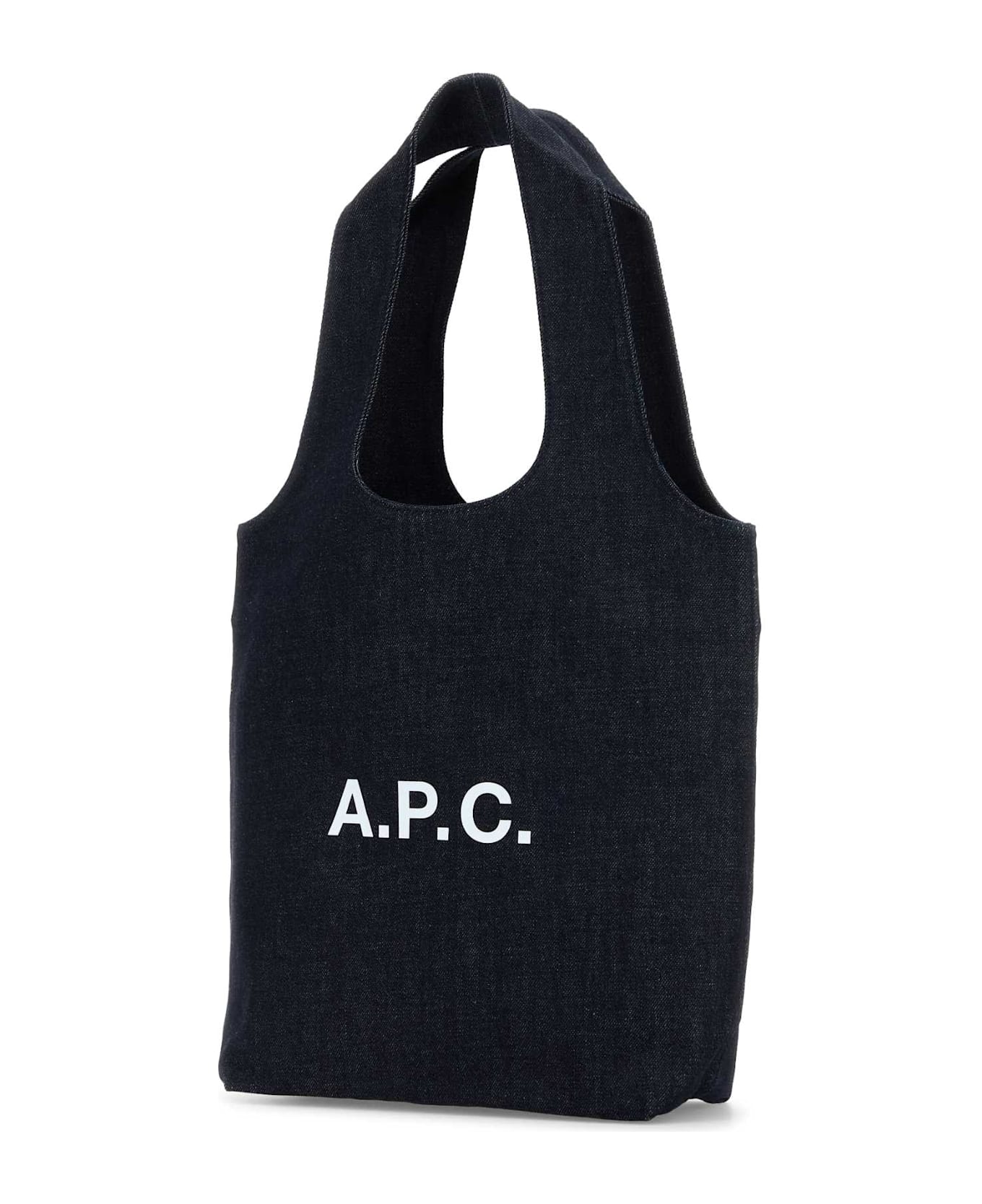 A.P.C. Denim Small Ninon Shopping Bag - INDIGO