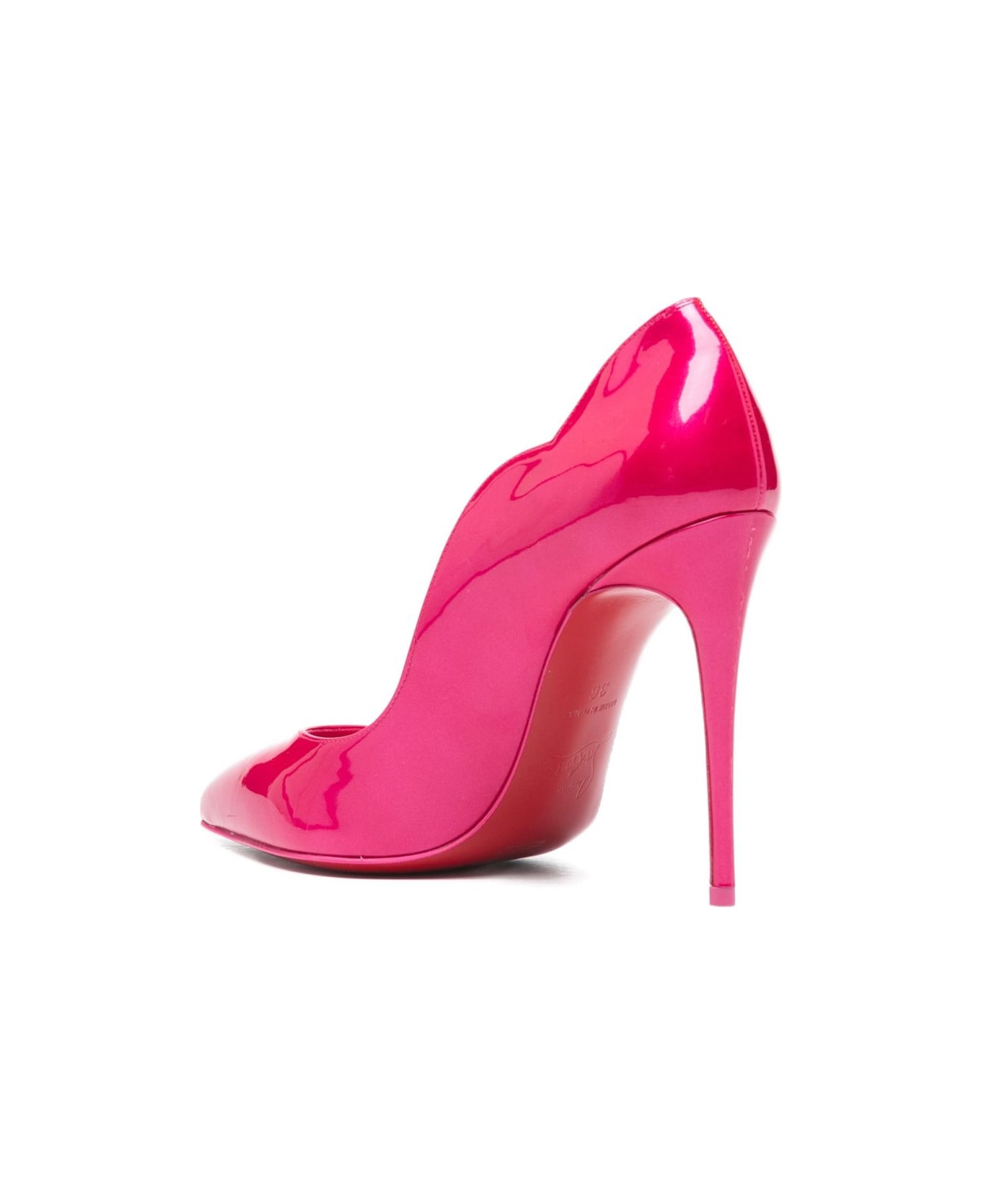 Christian Louboutin Hot Chick Patent Leather Pumps - Fuchsia