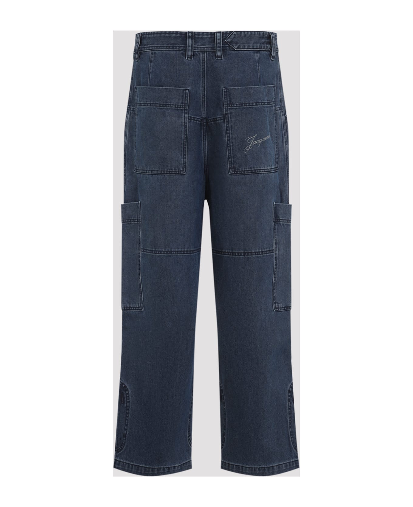 Jacquemus Le Cargo De-nimes Carre Jeans - Navy