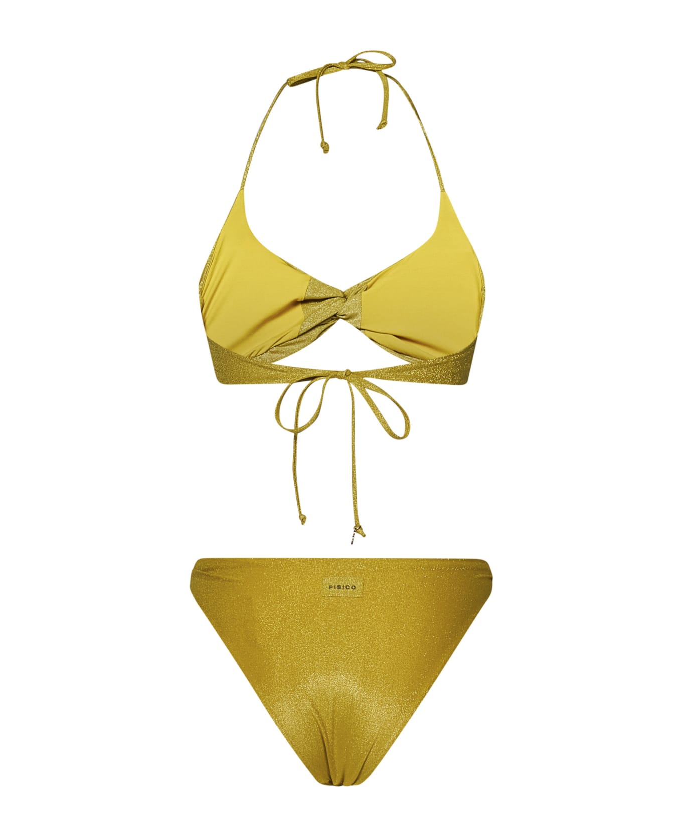 Fisico - Cristina Ferrari Fisico Bikini - Yellow 水着