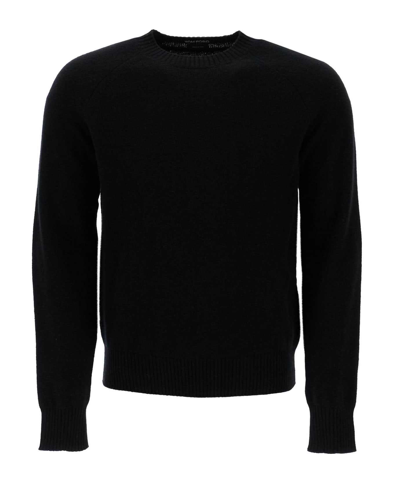 Tom Ford Crewneck Wool And Cashmere Pul - BLACK (Black)