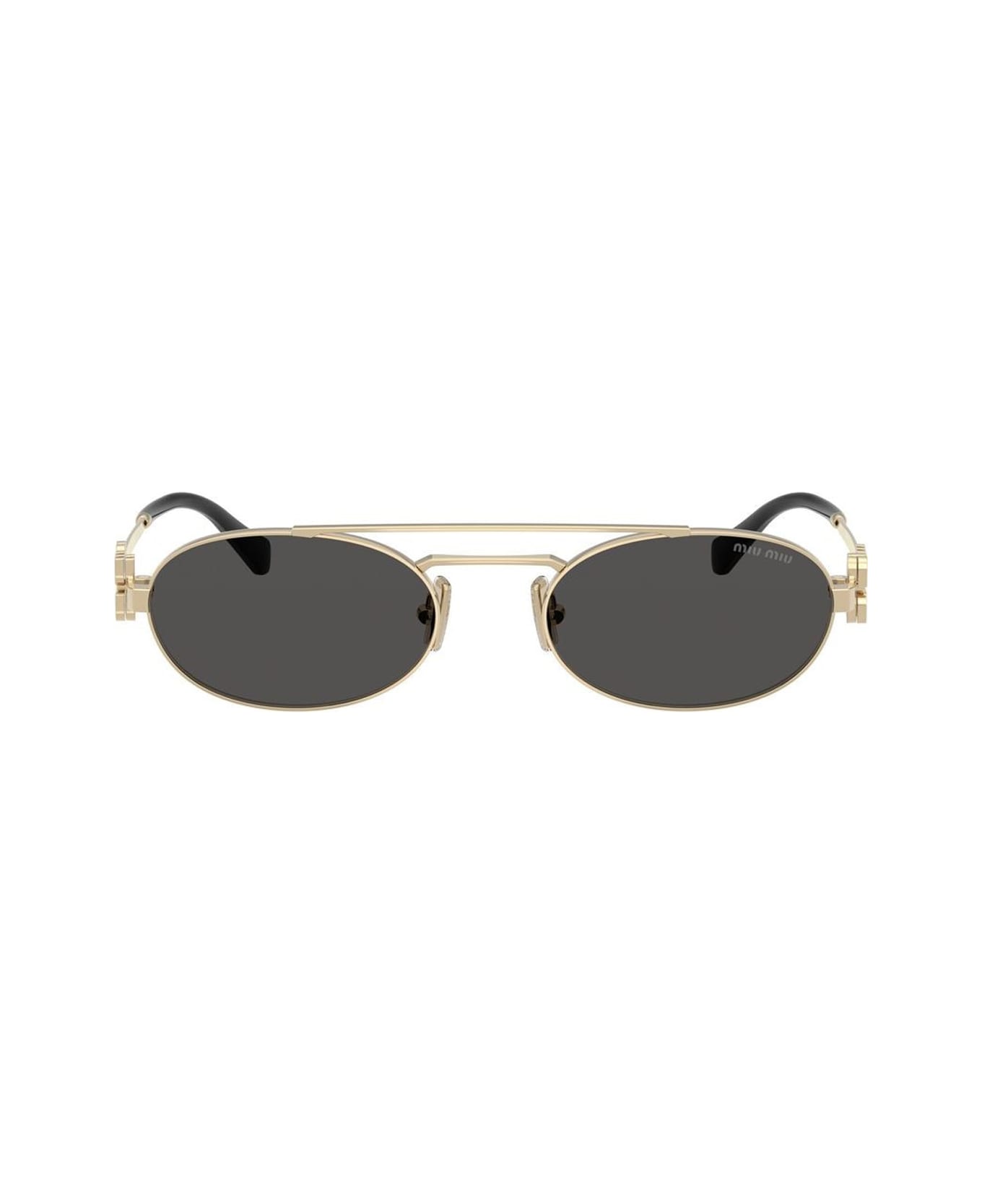 Miu Miu Miumiu 0mu 54zs Miu Logo Zvn08z Oro Sunglasses - Oro