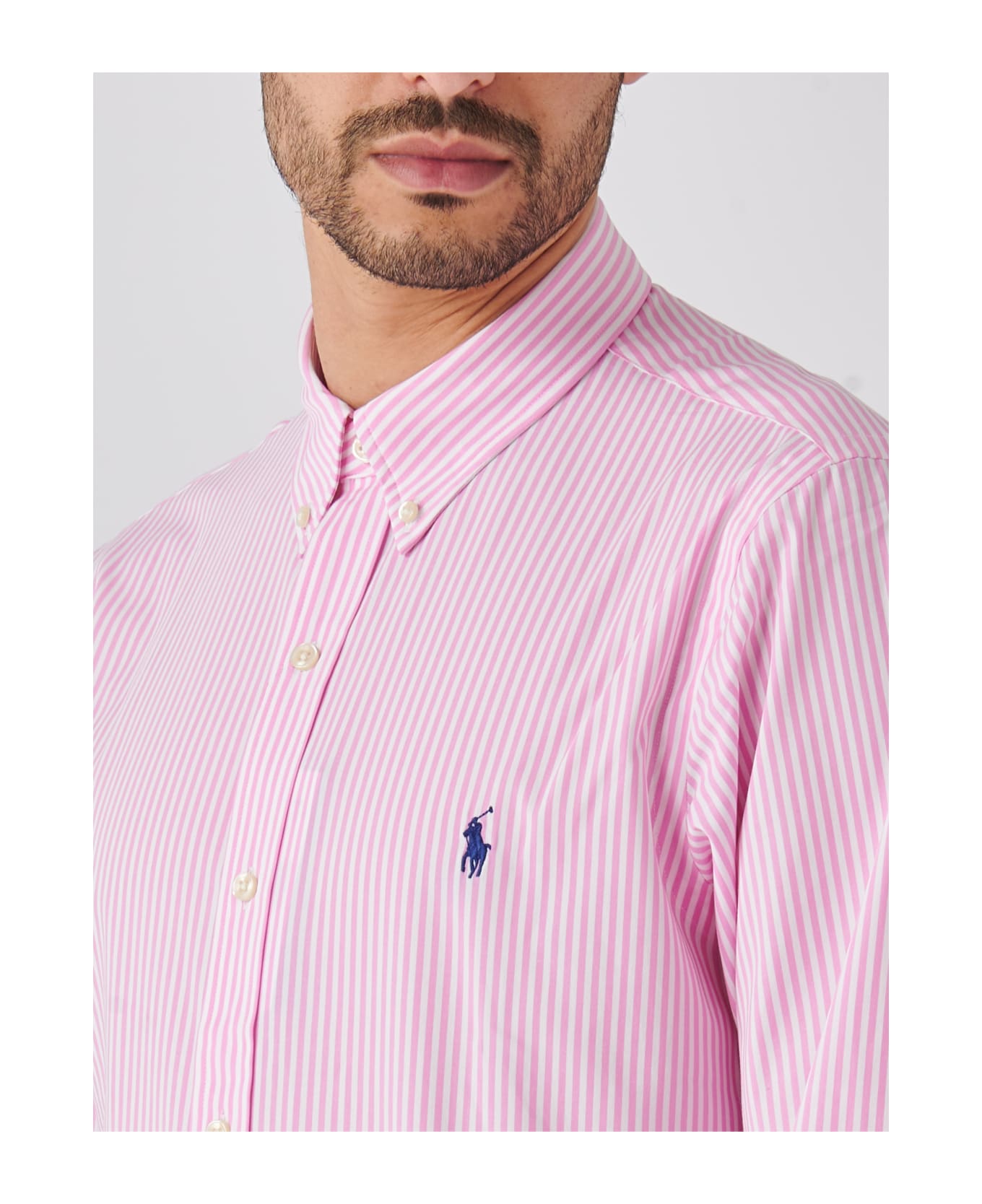 Polo Ralph Lauren Long Sleeve Sport Shirt Shirt - Pink シャツ