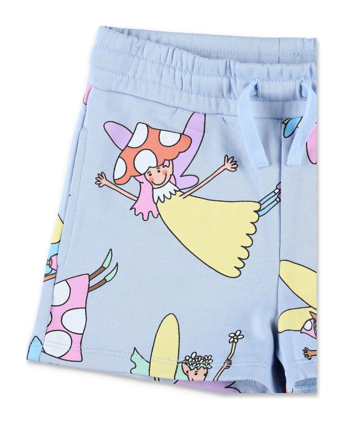 Stella McCartney Kids Kid - Fairies Print Shorts - LIGHT BLUE