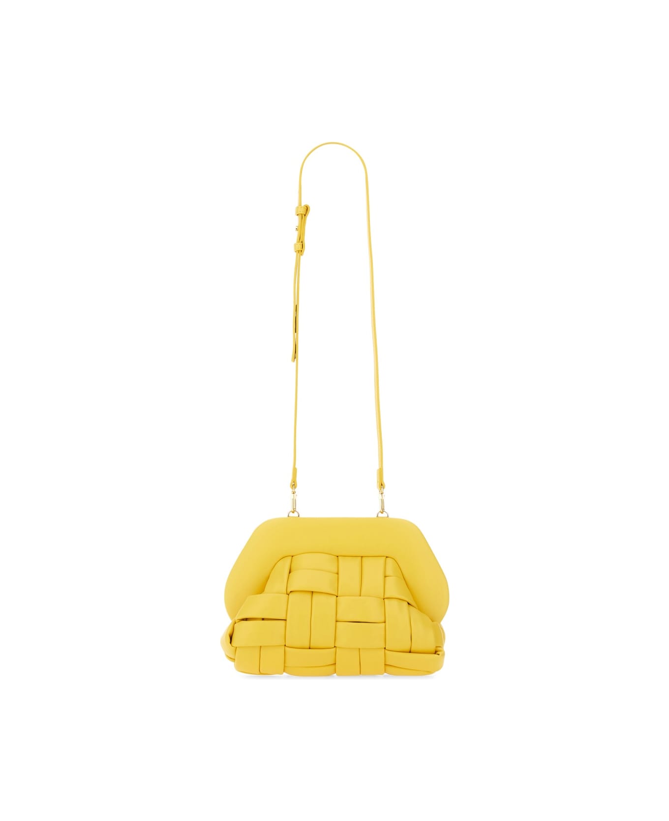 THEMOIRè Braided 
tia
 Clutch - Yellow