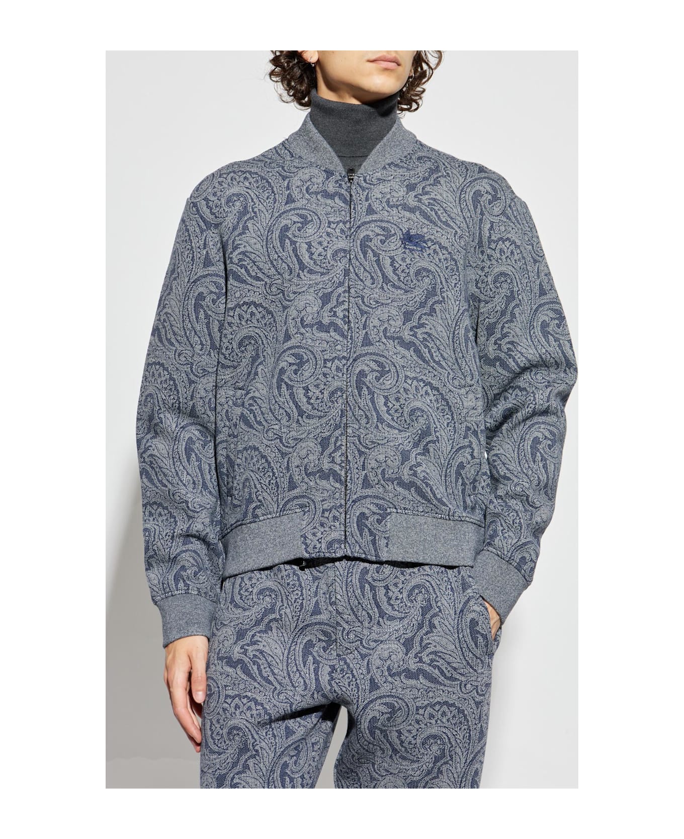 Etro Patterned Sweatshirt - Blue