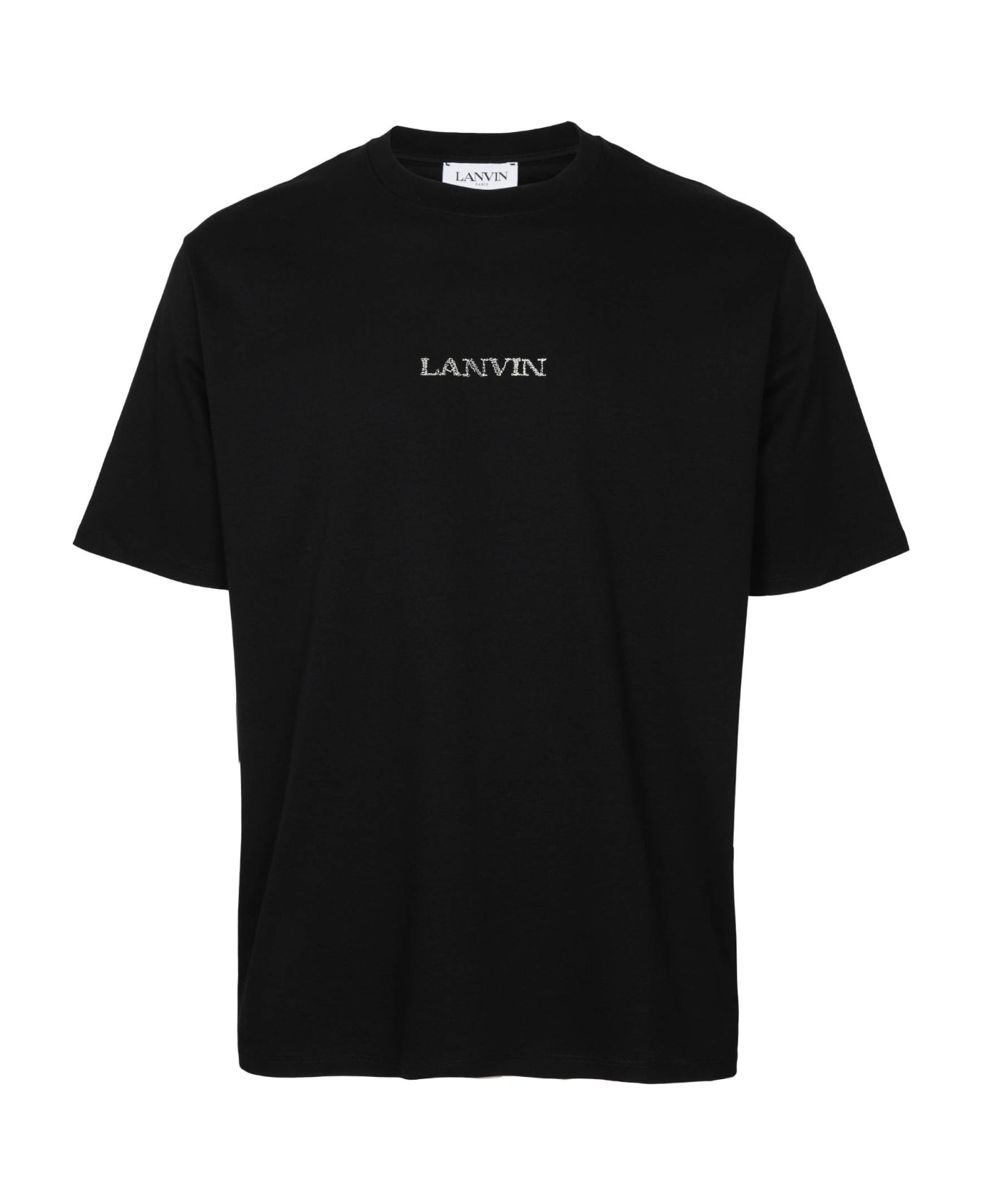 Lanvin Cotton T-shirt With Logo - Black