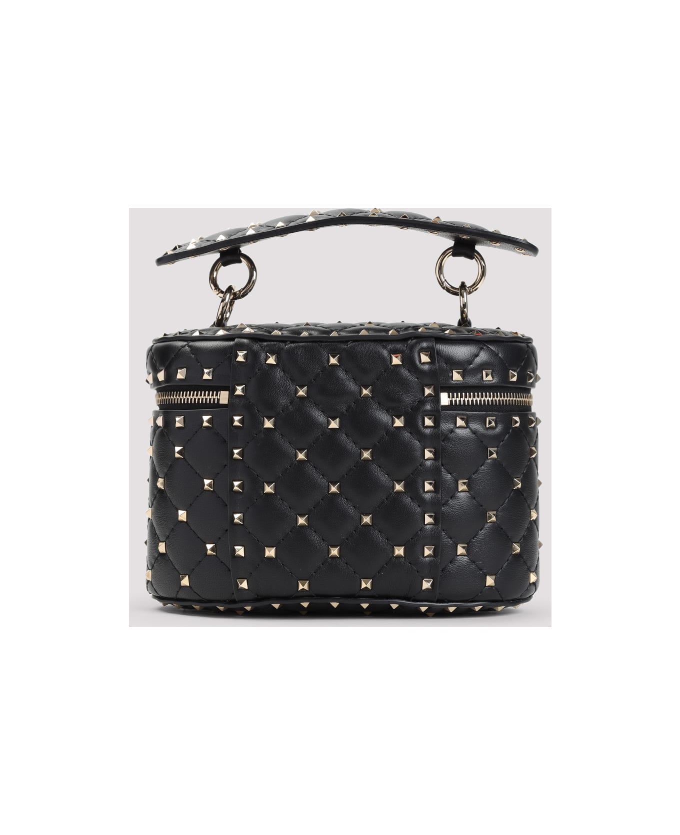 Valentino Garavani Rockstud Spike Shoulder Bag - No Nero