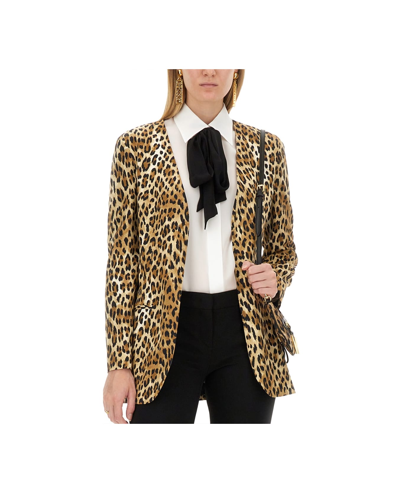 Moschino Jacket With Animal Pattern - ANIMALIER