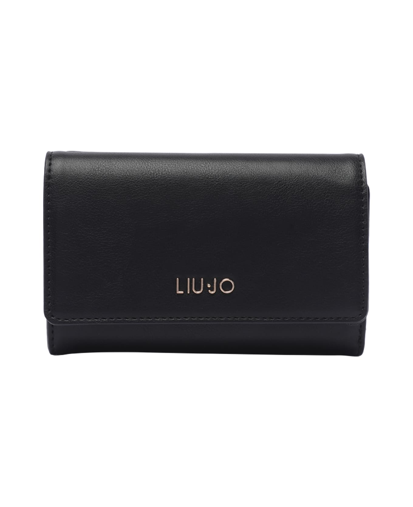 Liu-Jo Medium Logo Wallet - Black