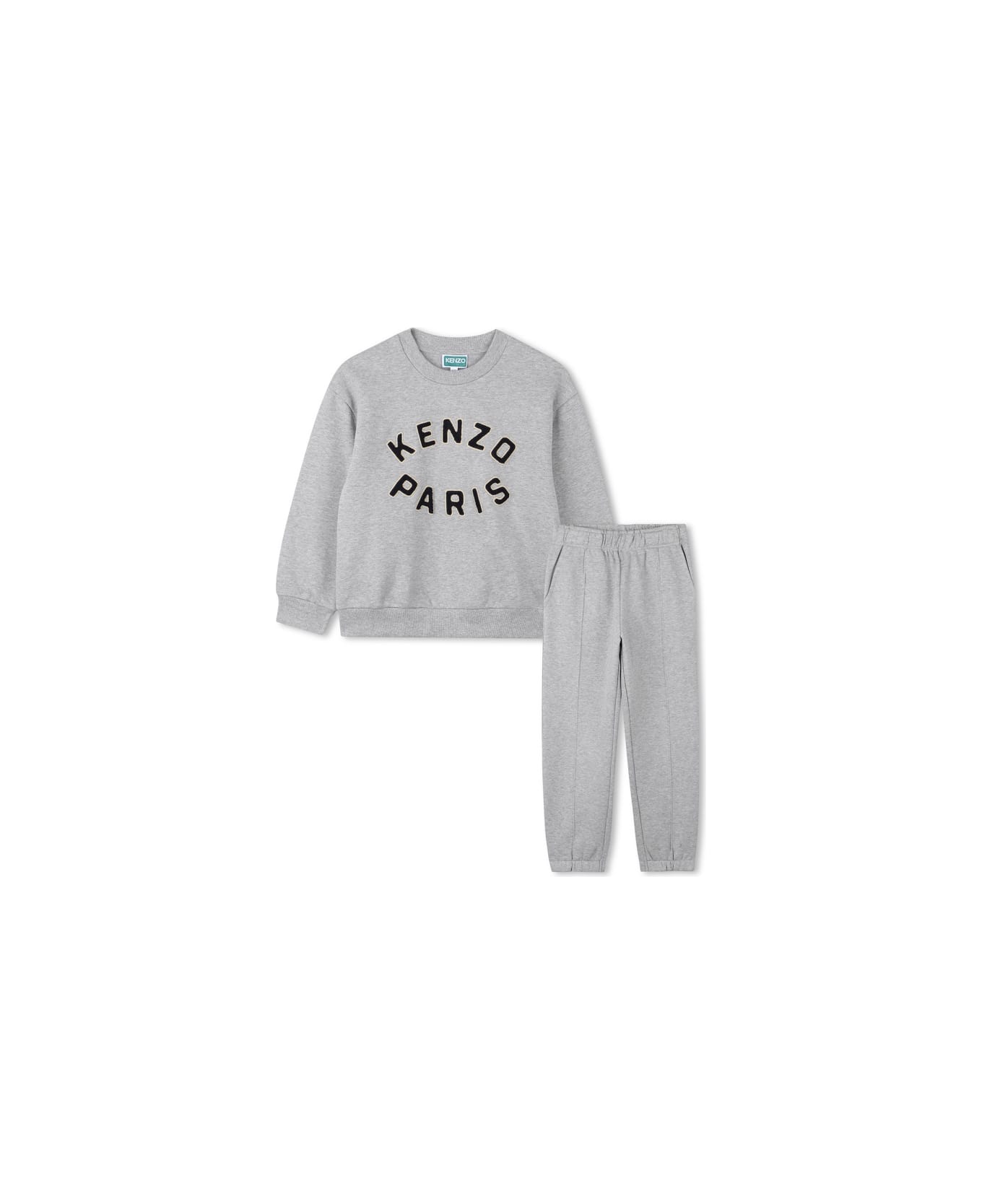 Kenzo Cardigan Set With Pants - GREY