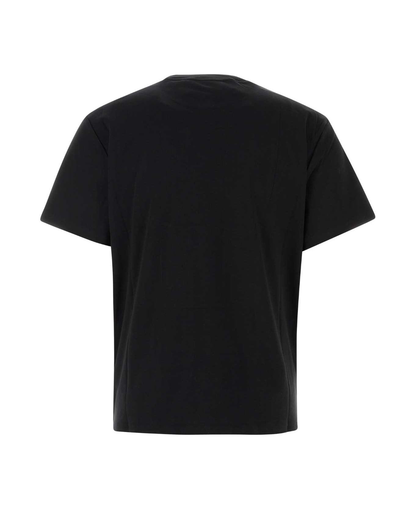 GCDS Black Cotton T-shirt - 02