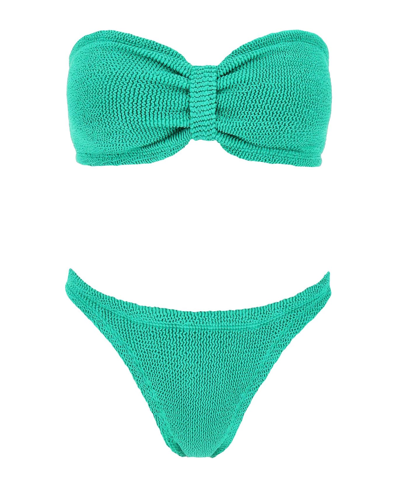 Hunza G Jean Bikini Set - EMERALD (Green) ビキニ