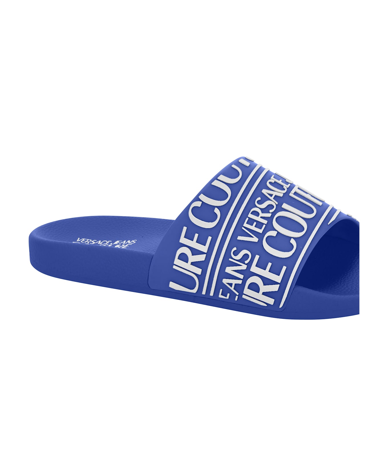 Versace Jeans Couture Pool Slides - Blue