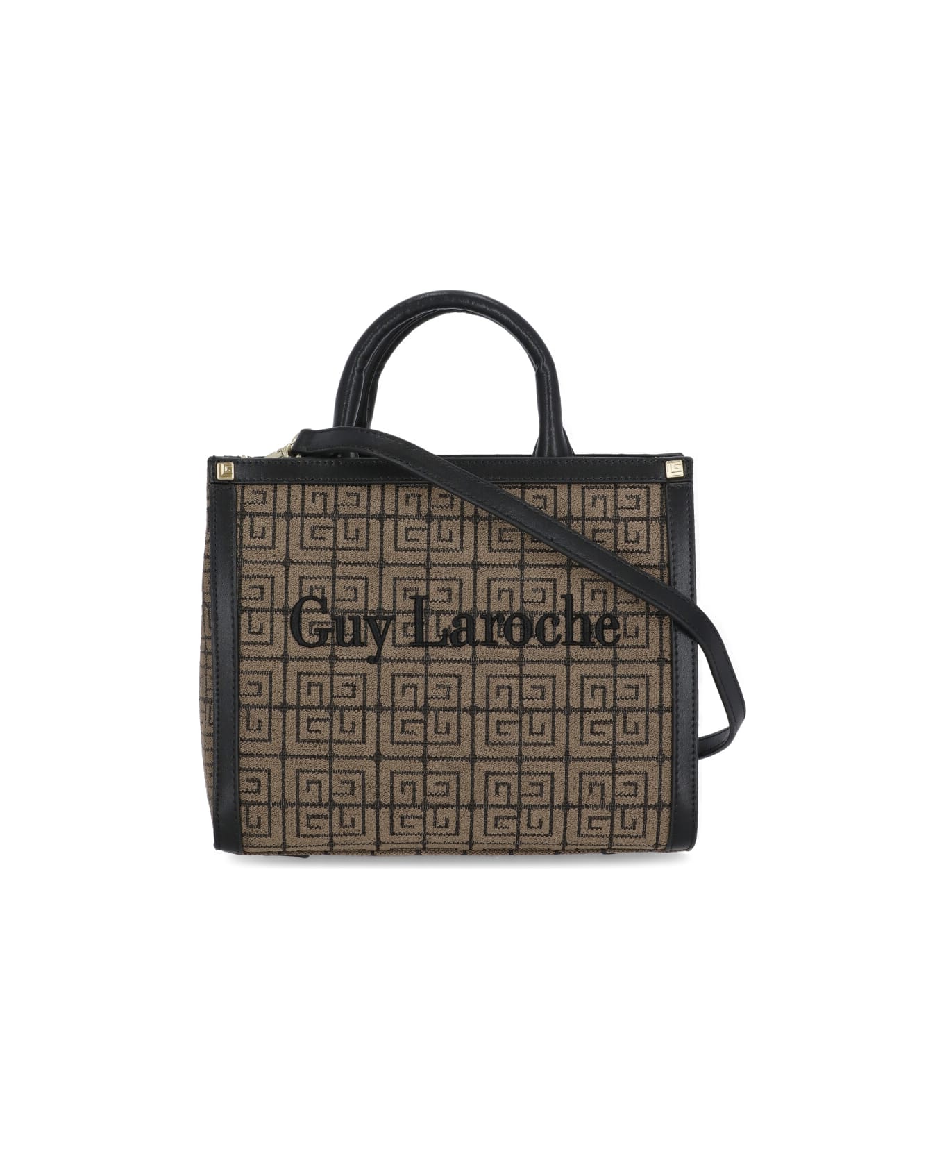 Guy Laroche Logoed Shoulder Bag - Brown