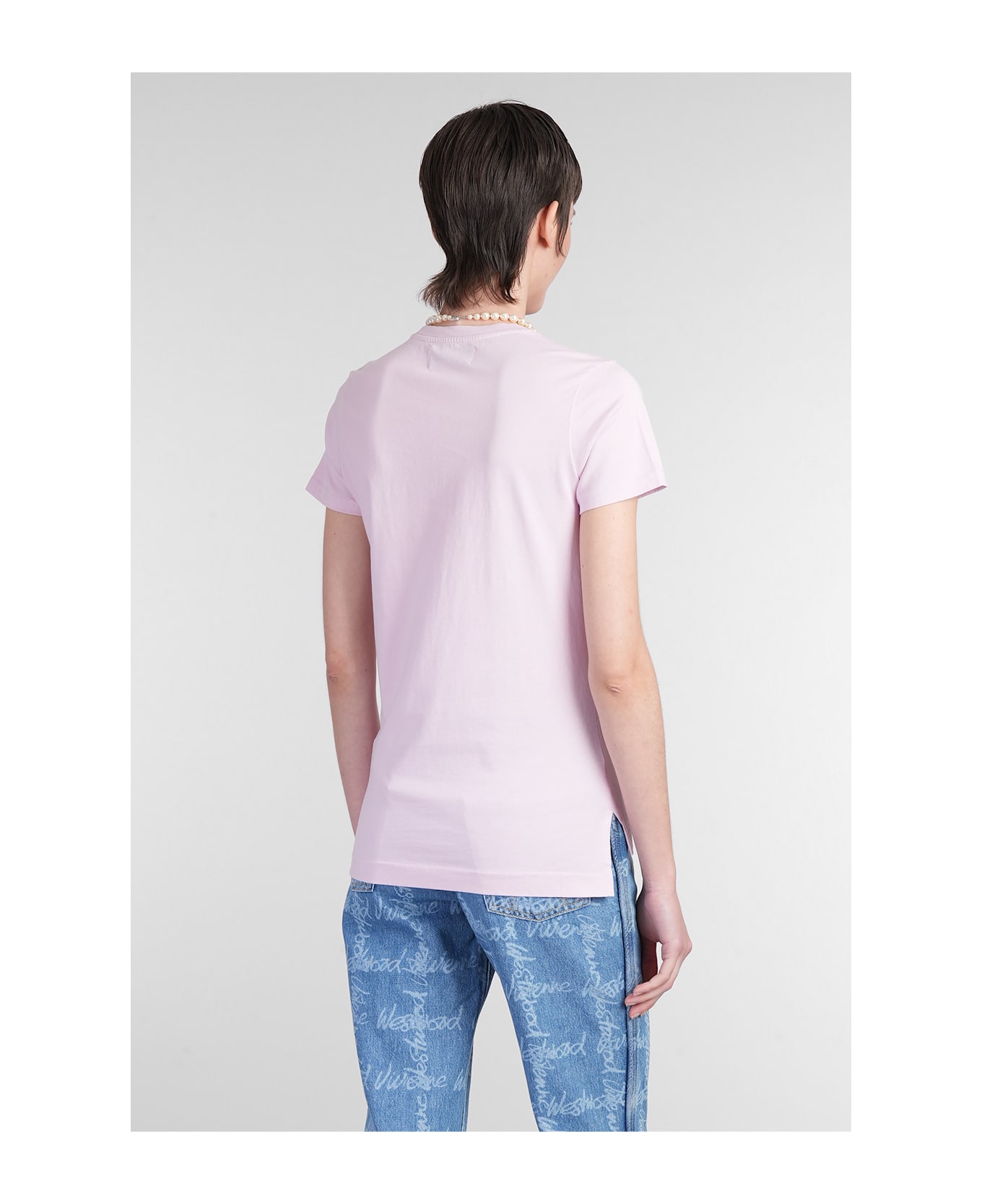 Vivienne Westwood Peru T-shirt In Rose-pink Cotton - rose-pink