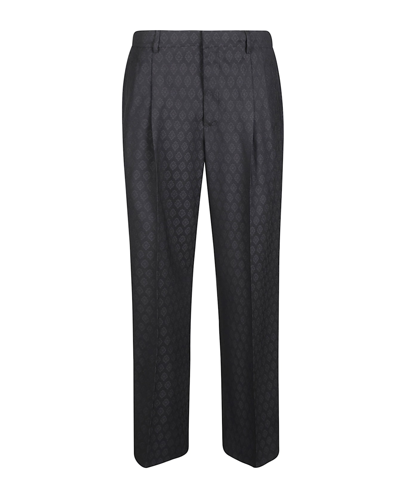 Etro Monogram Trousers - Black