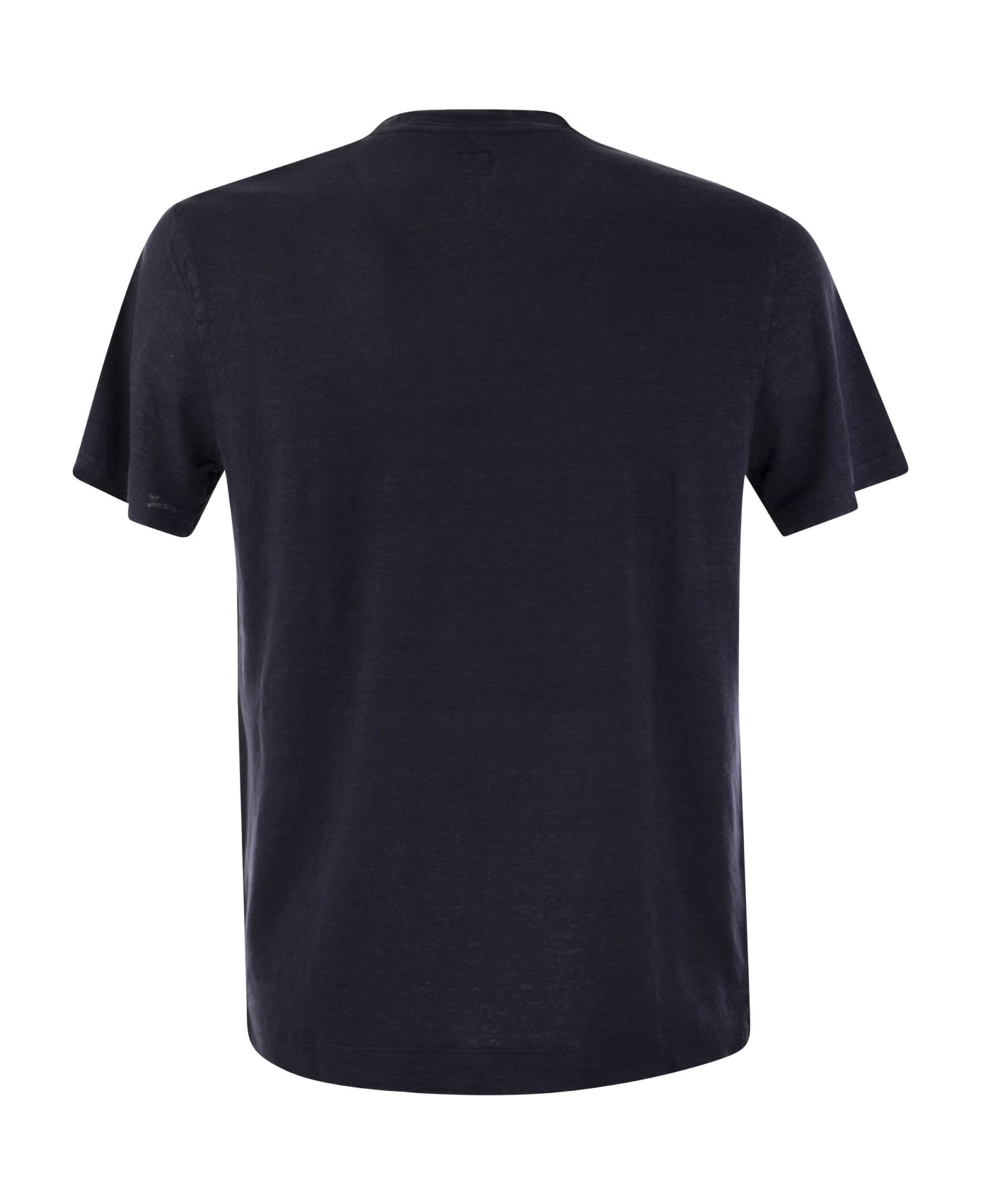 Fedeli Linen Flex T-shirt - Blue シャツ