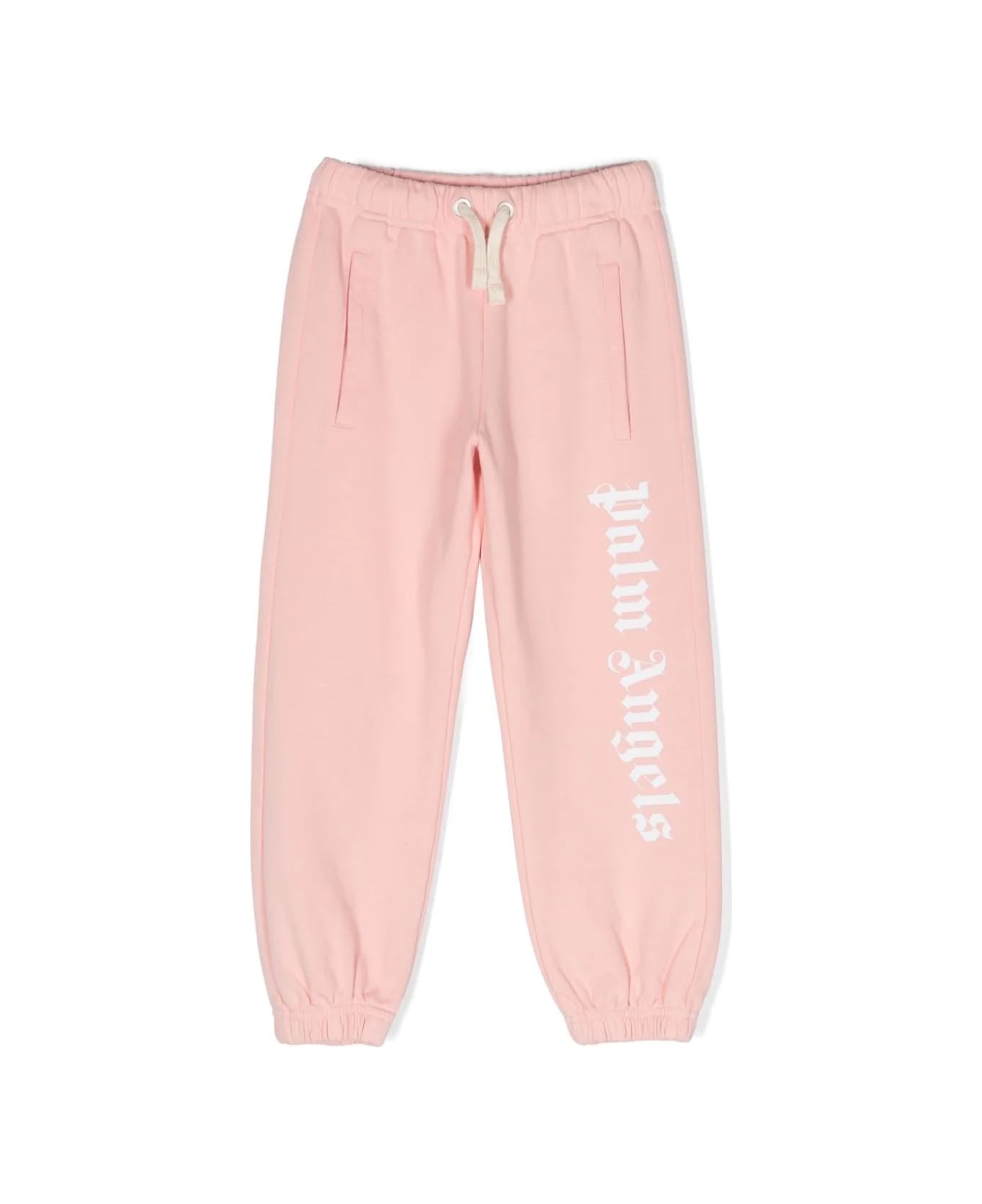 Palm Angels Pink Joggers With Logo - Pink