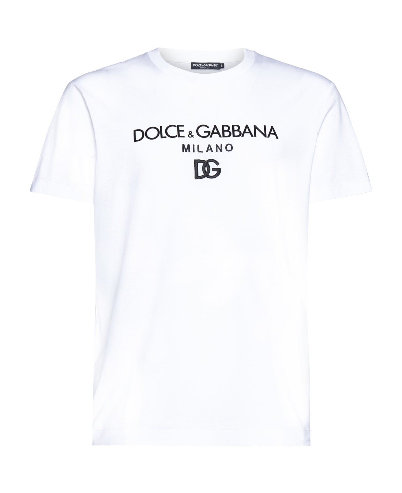 Dolce & Gabbana T-shirt Con Ricamo Logo - Bianco ottico シャツ