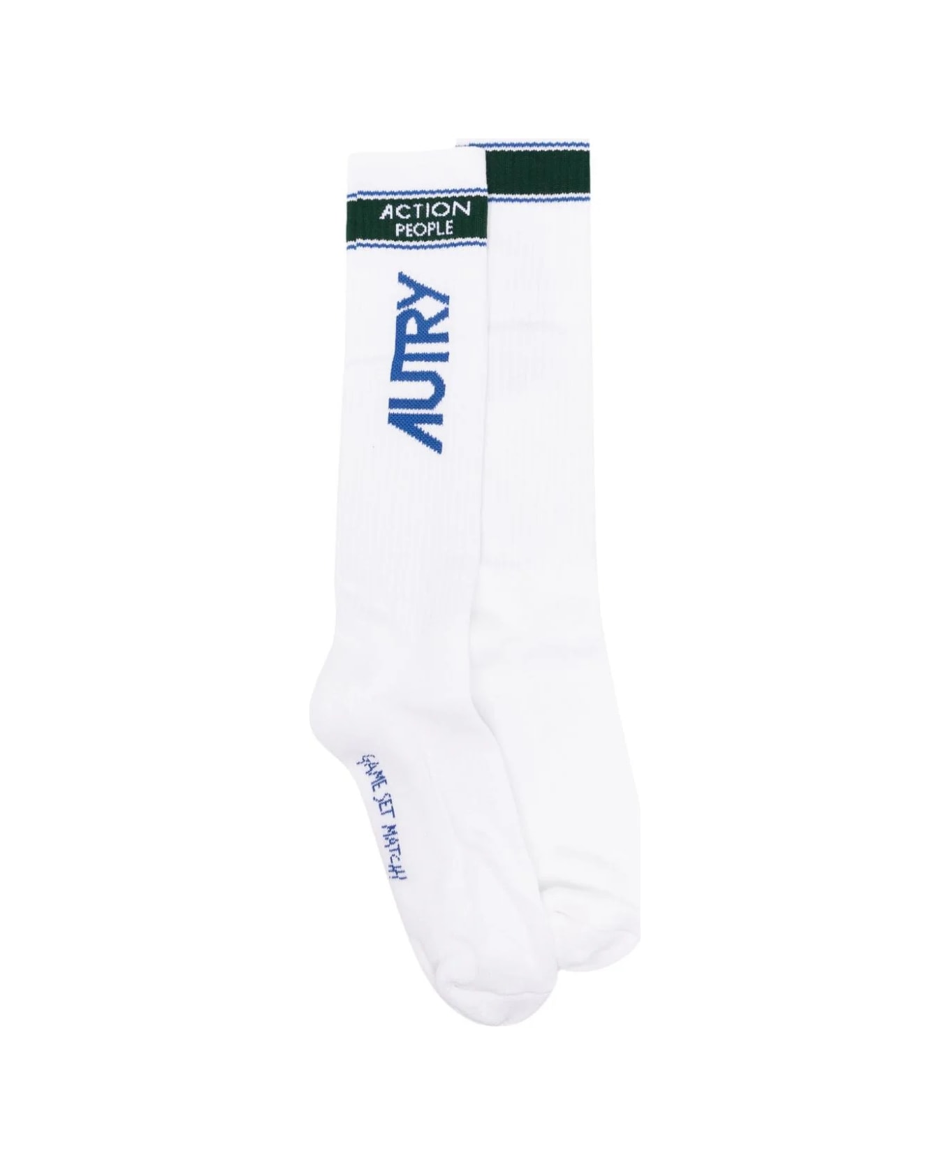 Autry Logoed Socks - Bianco