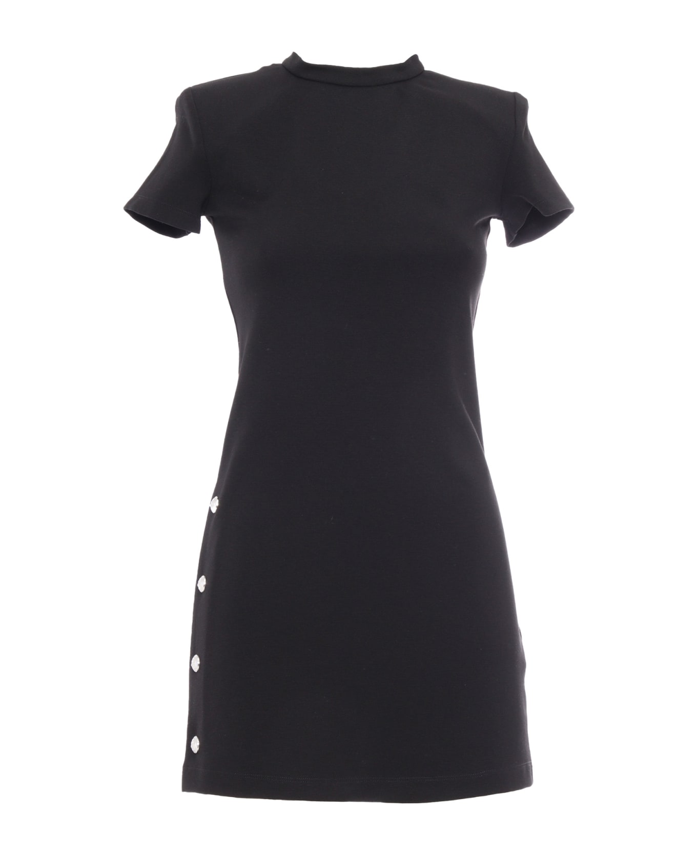Balmain Knit Dress - BLACK