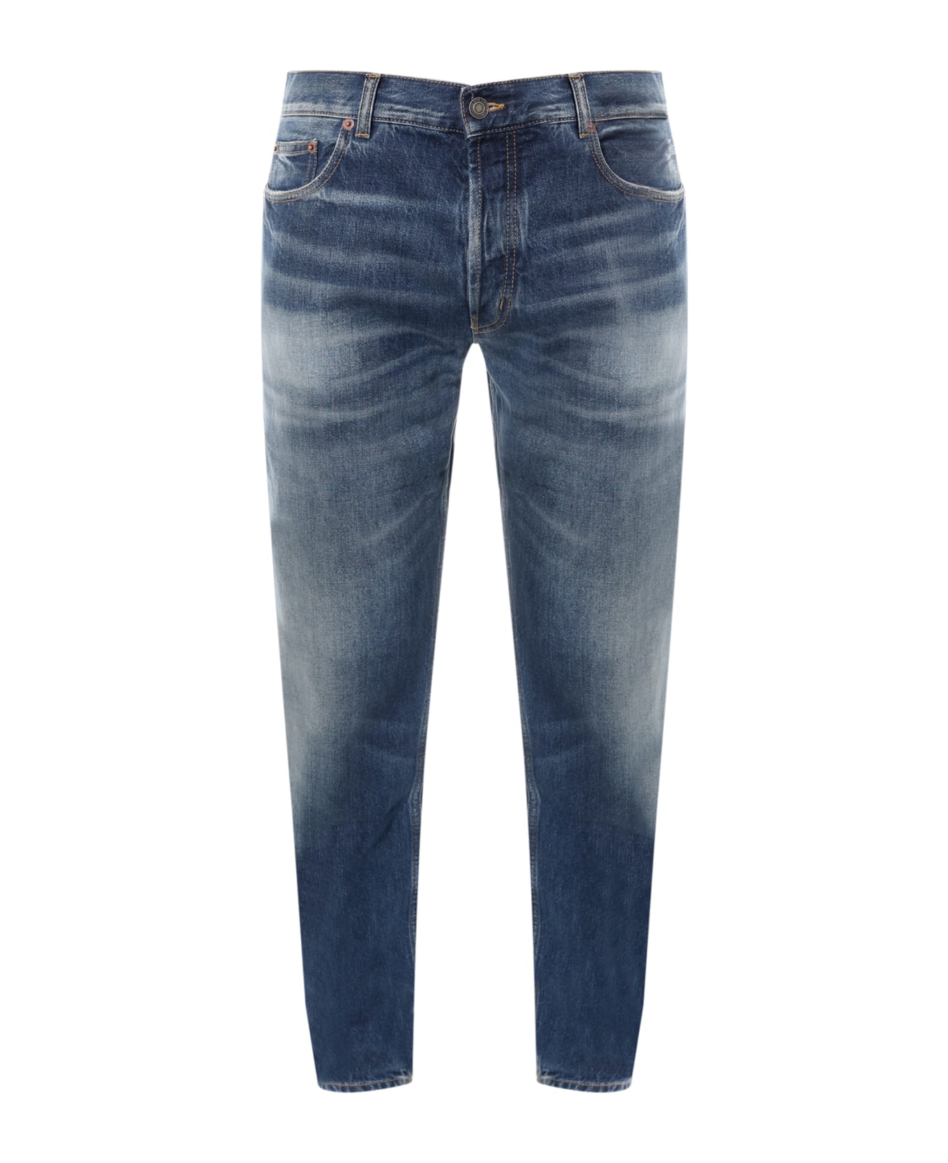 Saint Laurent Deauville Cotton Jeans - Blue デニム