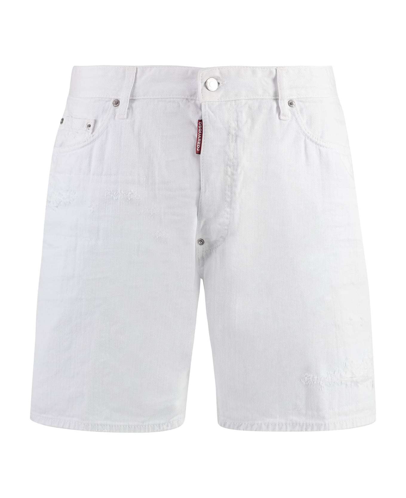 Dsquared2 Denim Shorts - White