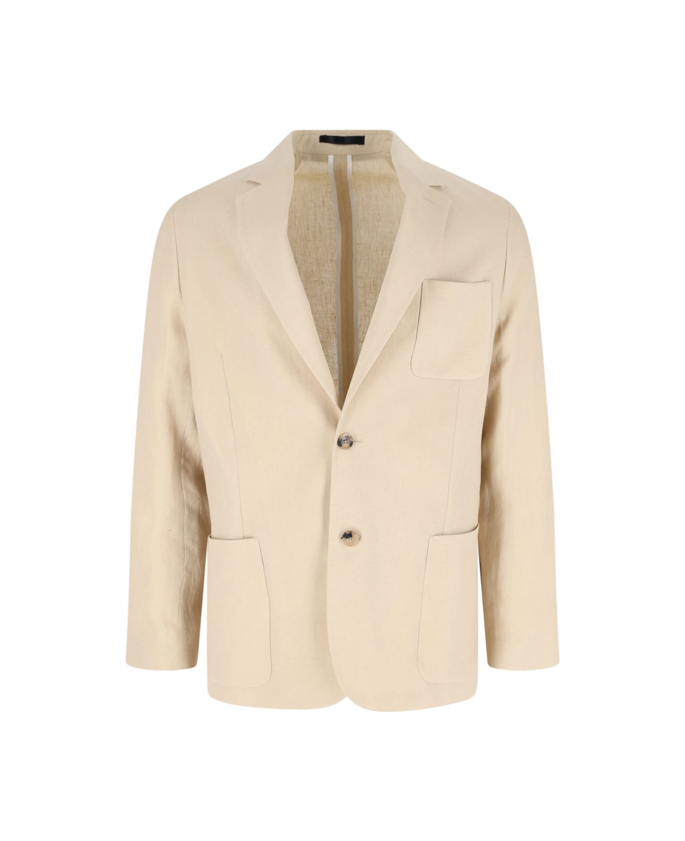 Paul Smith Single-breasted Linen Blazer - Beige