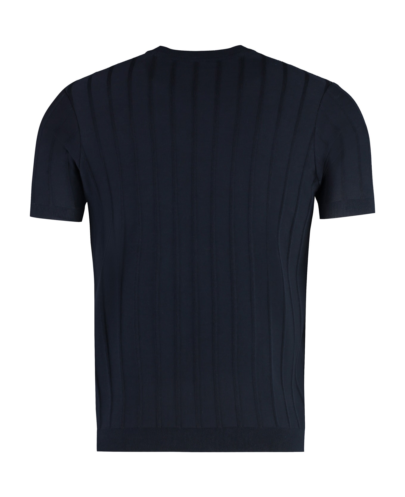 Paul&Shark Cotton Knit T-shirt - blue